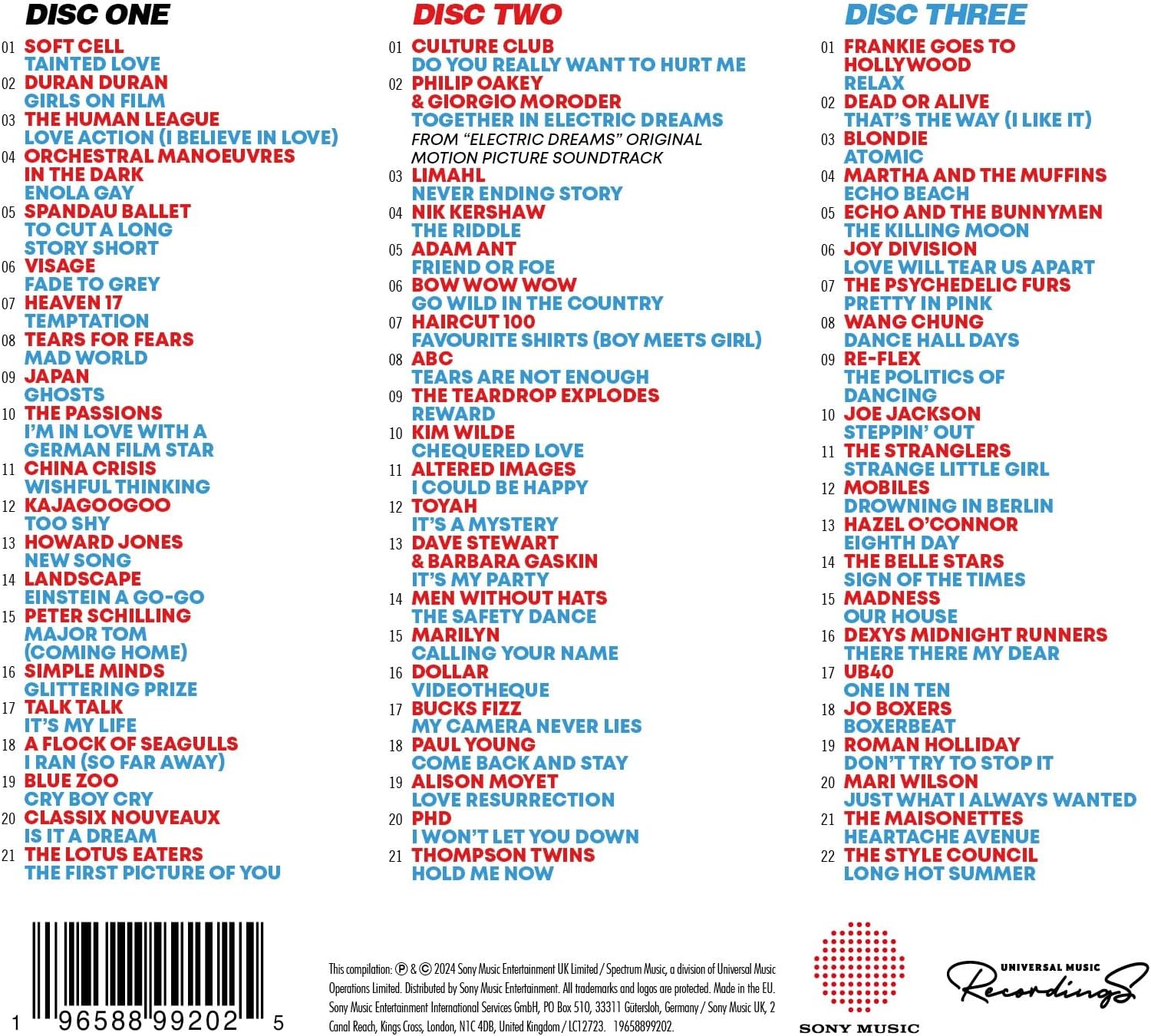 The Hits Album - Early 80s (3-CD Compilation)