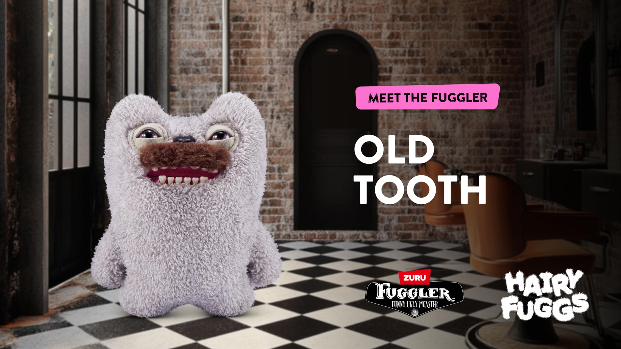 Fuggler Hairy Fuggs 2-Pack - 9-inch Funny Ugly Monster Plush Toys for Kids 4+ 3