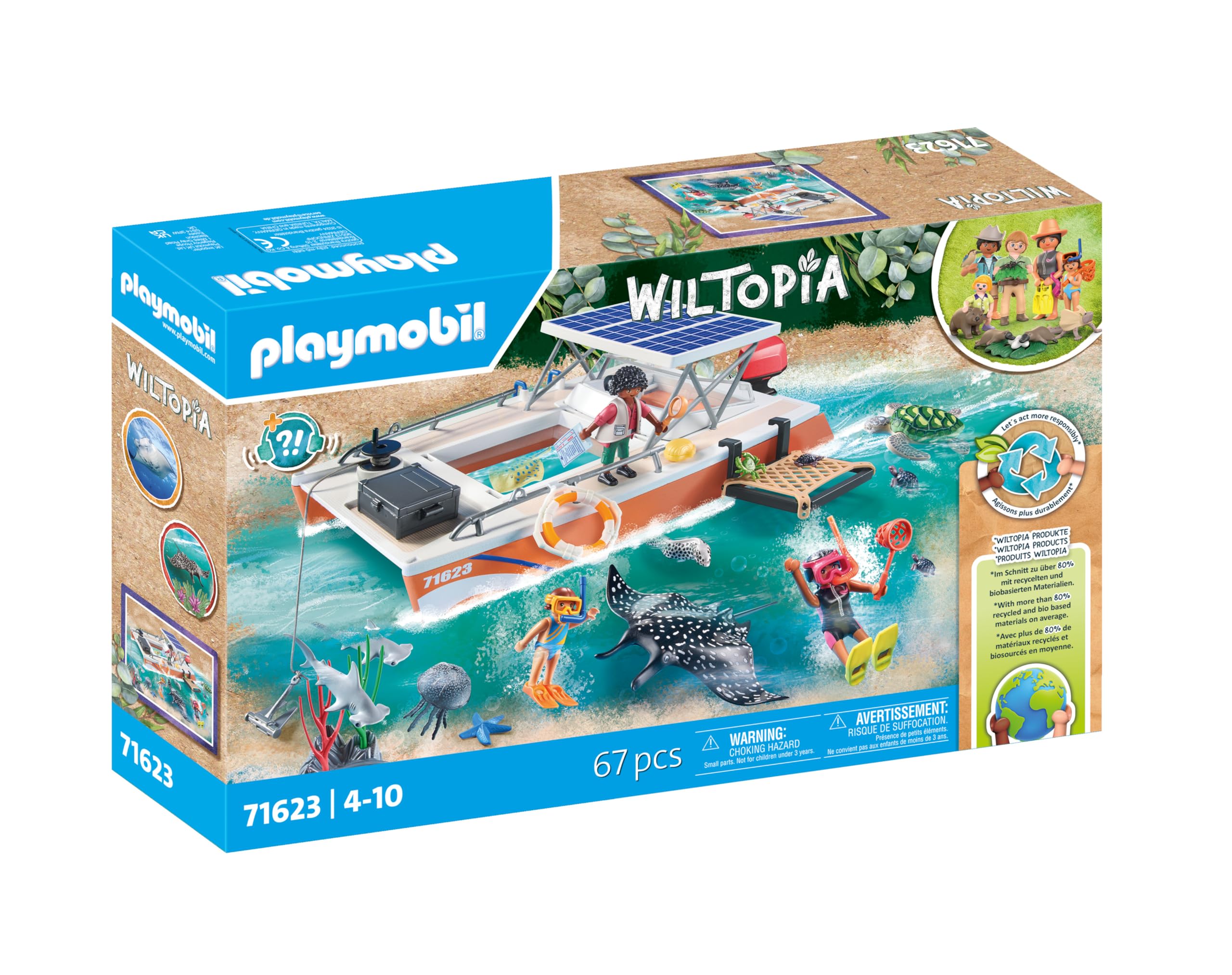 Playmobil Coral Reef Examination Set - Educational Underwater Playset for Kids 4+ 3