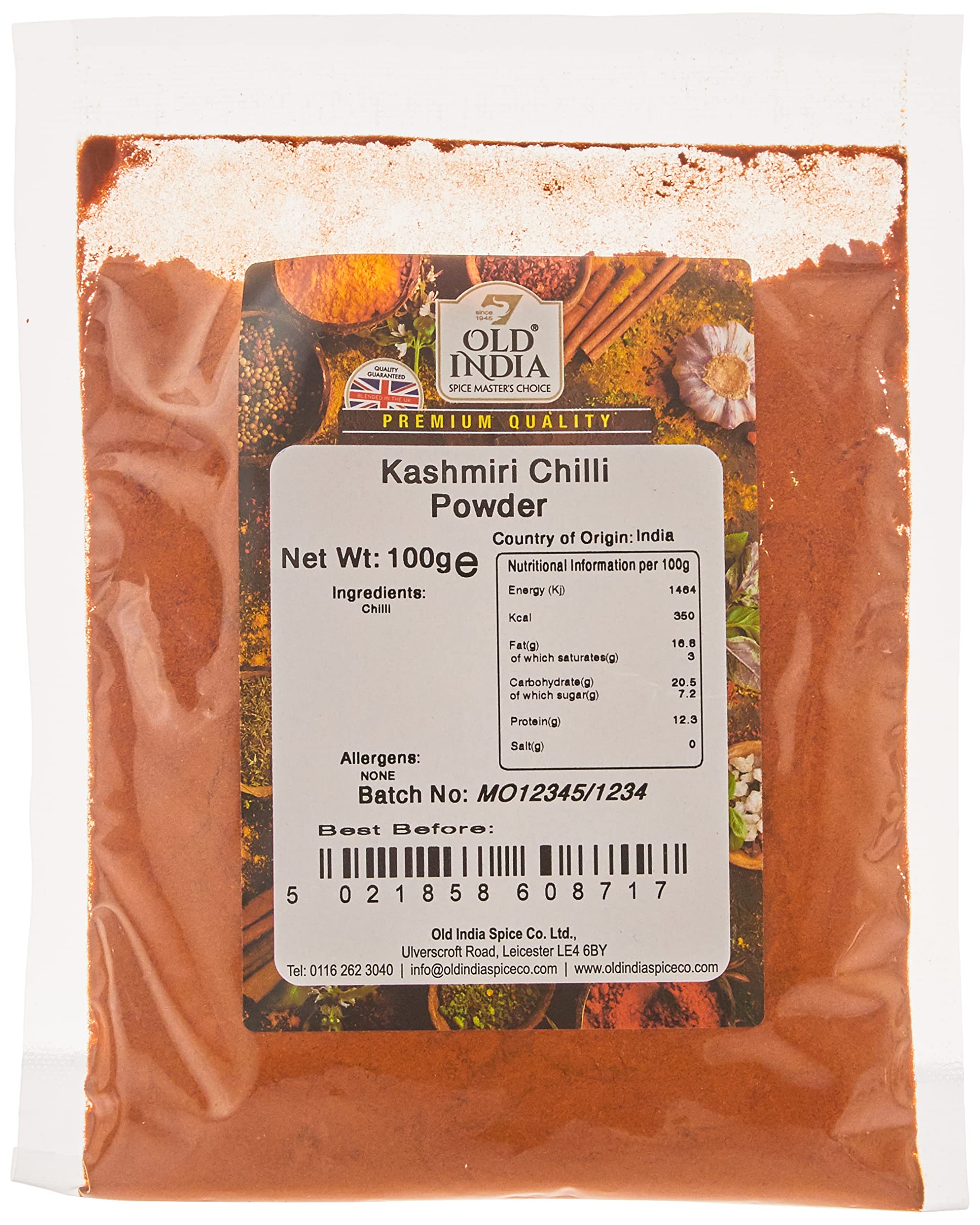 Old India Kashmiri Chilli Powder 100g