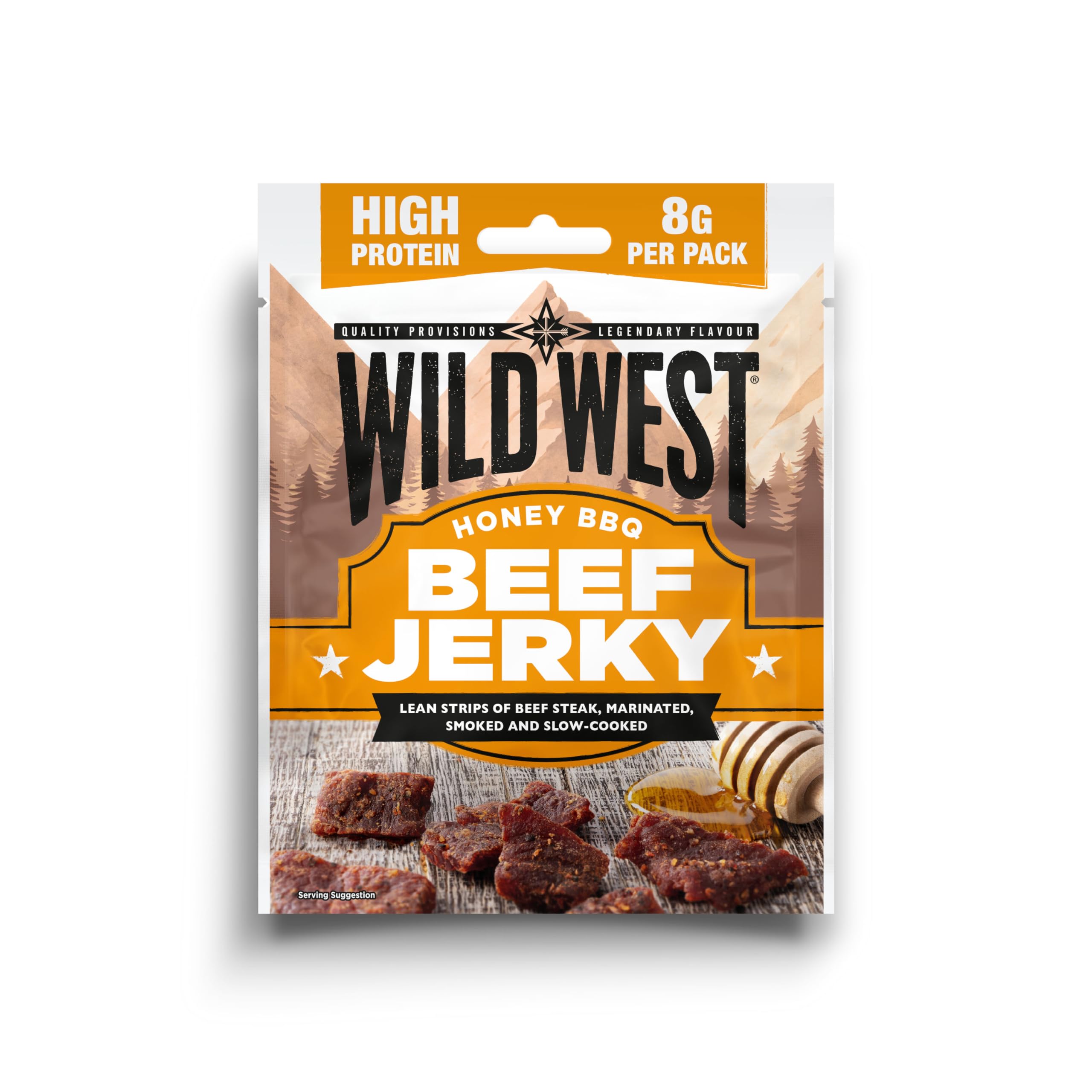 Wild West - Beef Jerky Variety Pack 12 x 25g (Original, Honey BBQ, Jalapeño) 5