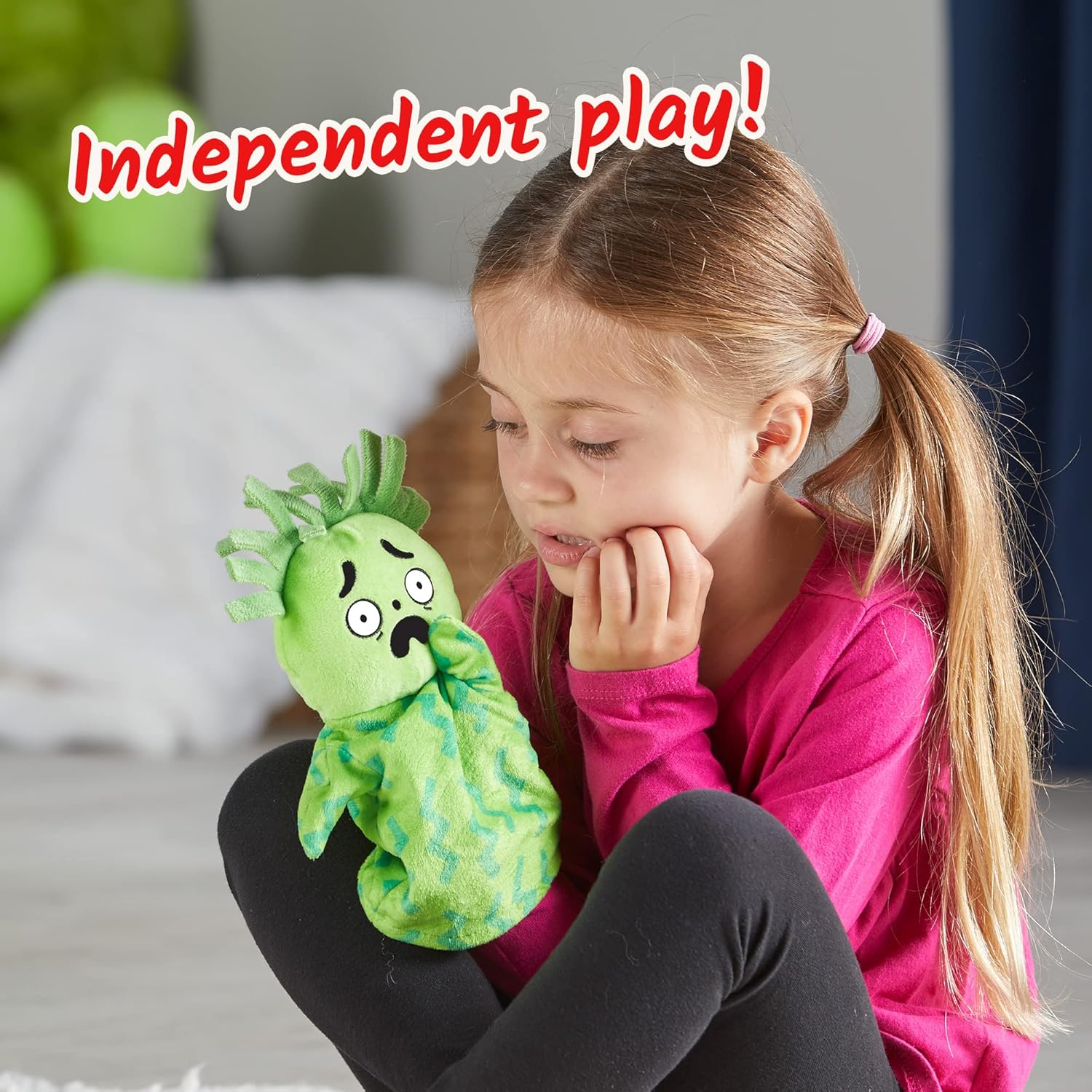 Learning Resources Feelings Family Hand Puppets Set - Educational Emotional Learning Toy for Kids Ages 18 Months-6 Years 4