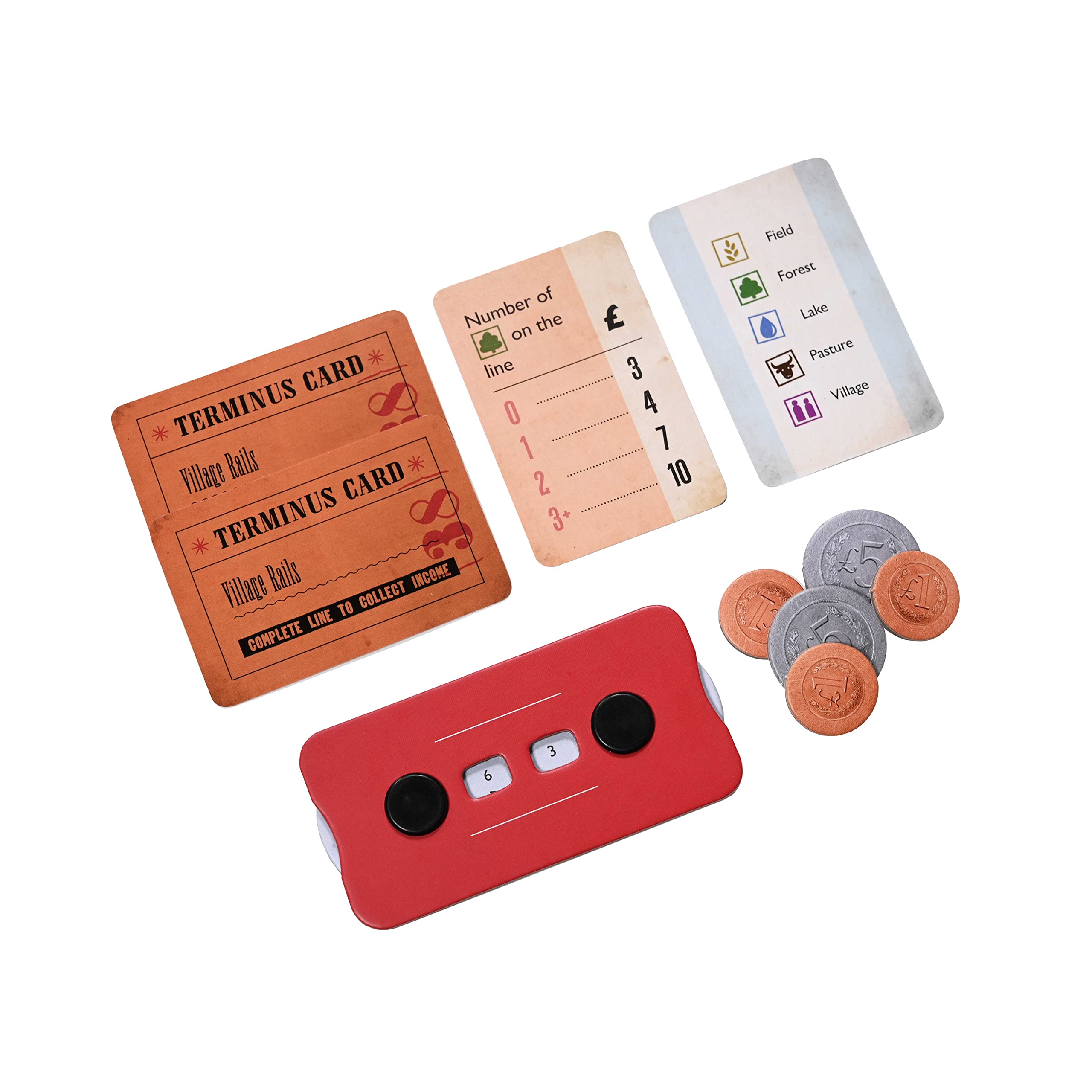 Osprey Games Village Rails Card Game 3