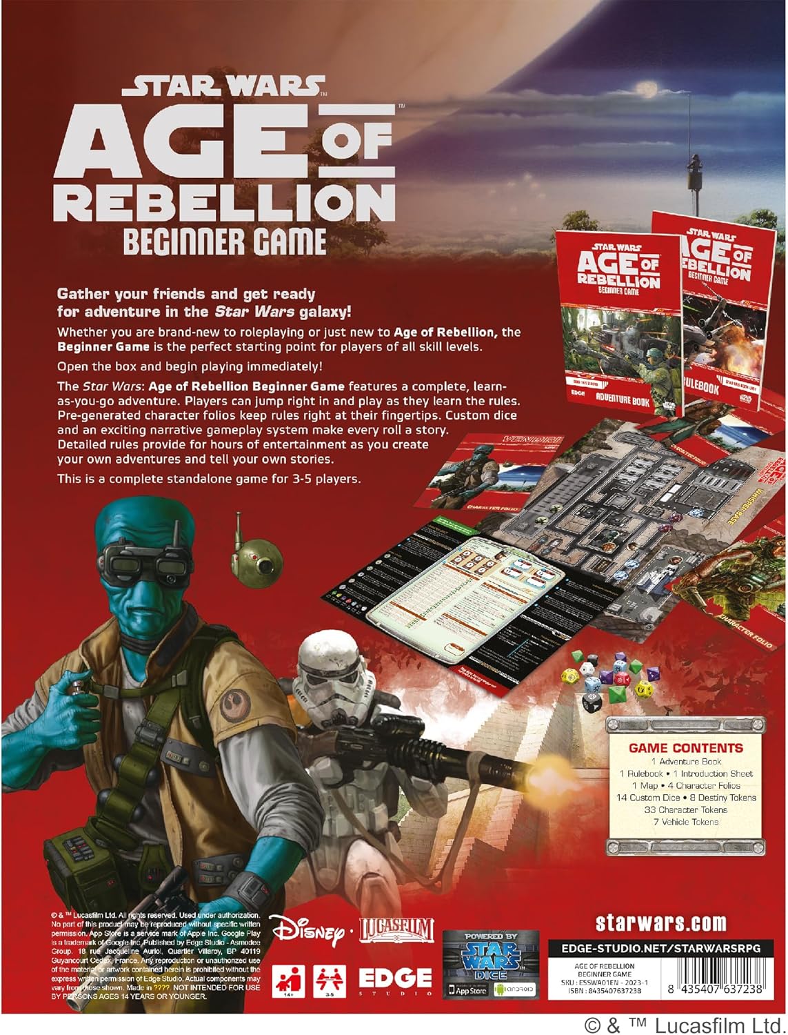Edge Star Wars Age of Rebellion RPG Beginner Game 3