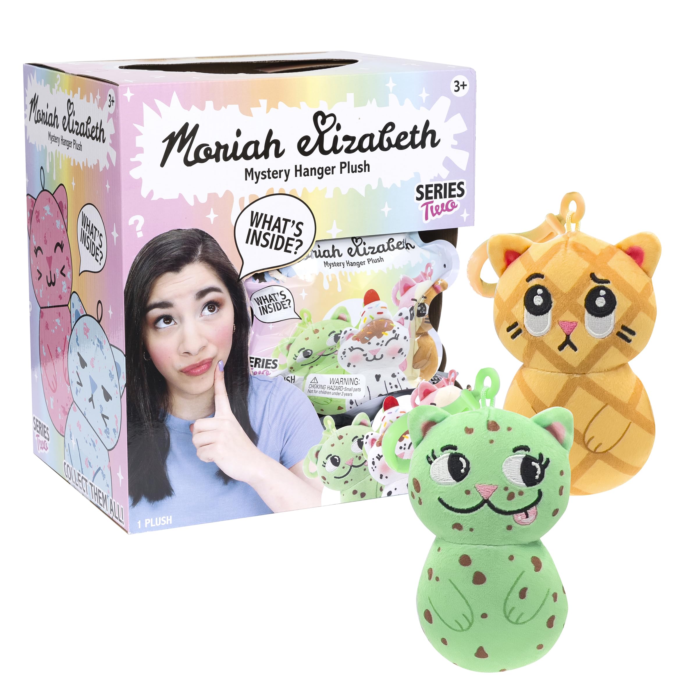 Moriah Elizabeth Mystery Hanger Plush Series 2 - Collectible Mini Plush Clip-On
