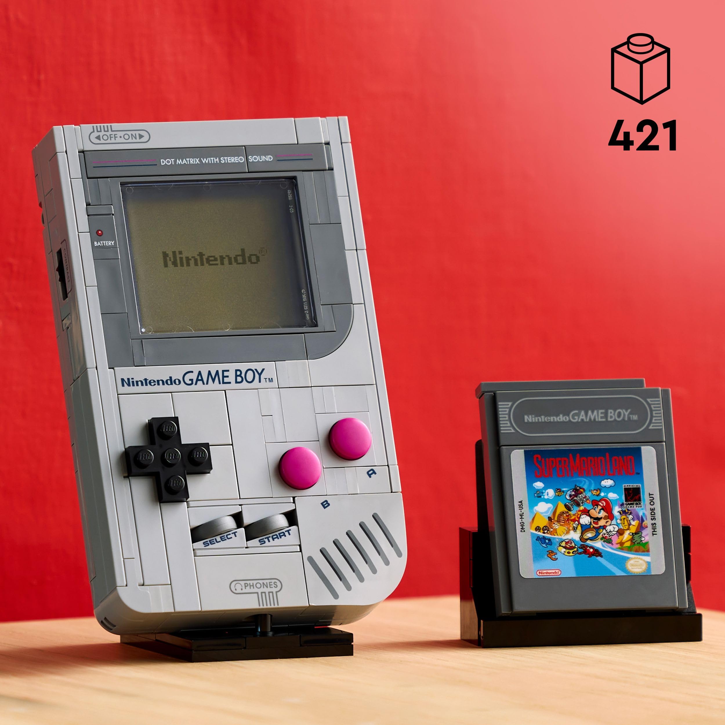 LEGO Super Mario Game Boy Bauset 72046 – Nintendo-Ausstellungsmodell für Erwachsene 3