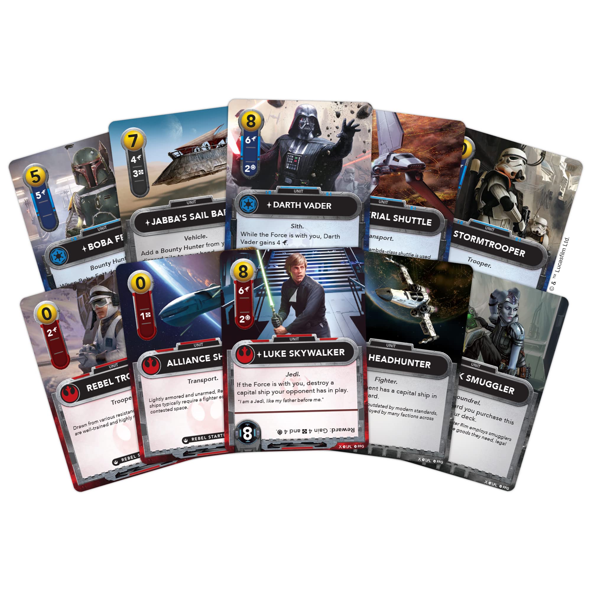 Asmodee Star Wars: The Deck-Building Game | Strategy Card Game | Ages 12+ | 2 Players | 30 Min 3