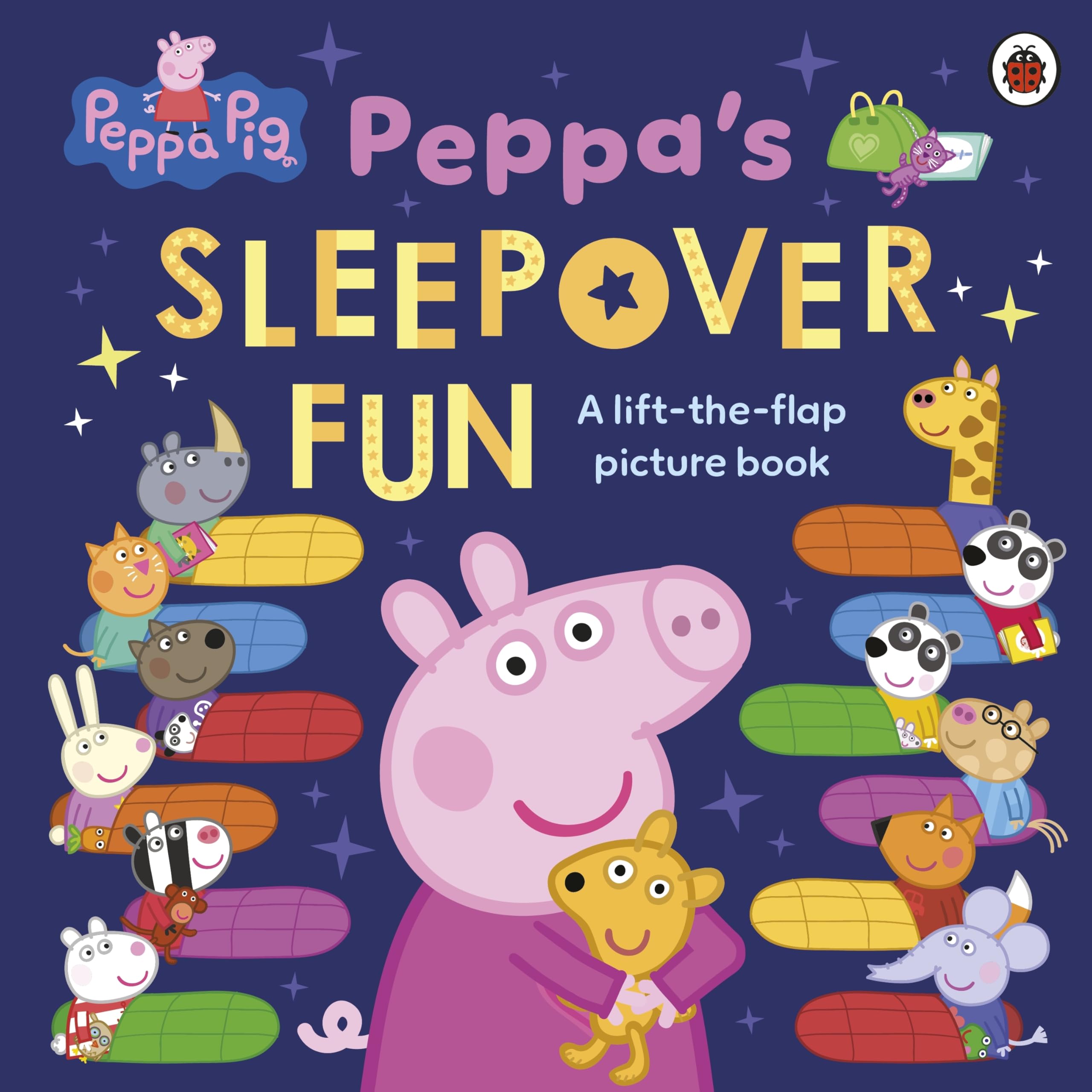 Ladybird Peppa Pig: Peppa's Sleepover Fun Lift-the-Flap Picture Book | Ages 3-7 1
