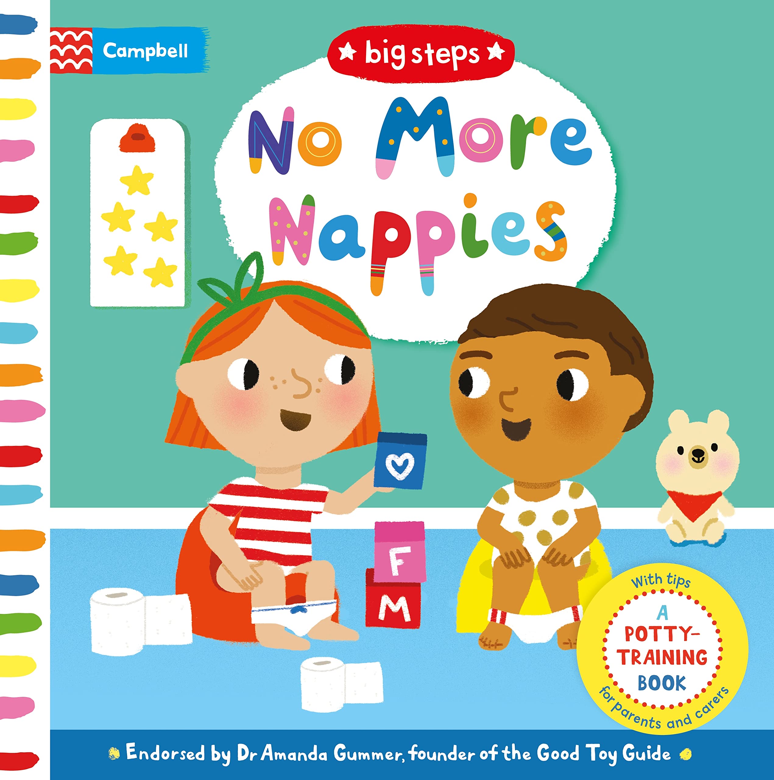 Campbell Books No More Nappies: A Potty-Training Book | Board Book | Ages 2-3 1