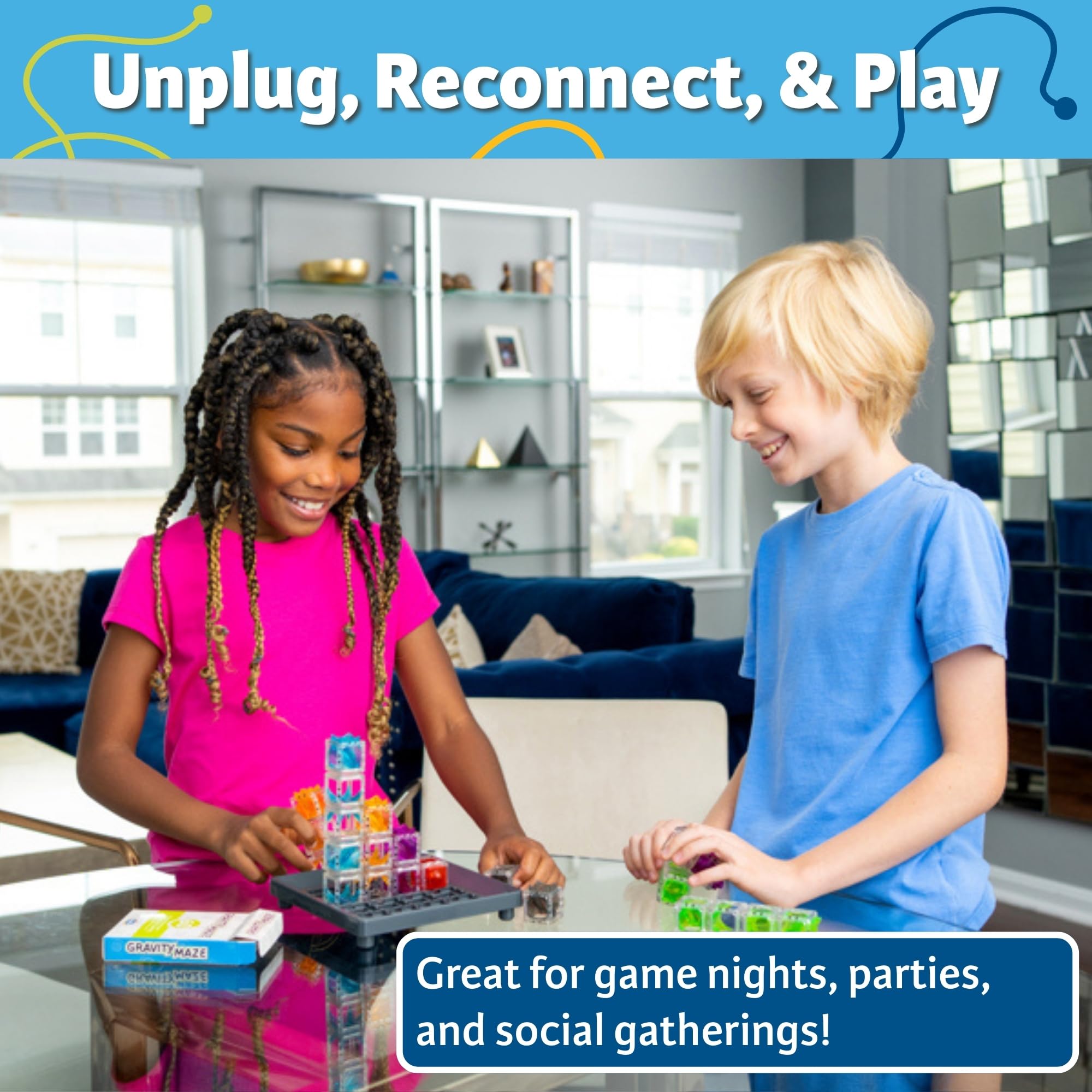 ThinkFun Gravity Maze – Logikspiel mit fallenden Murmeln und MINT-Spielzeug für Kinder ab 8 Jahren 11