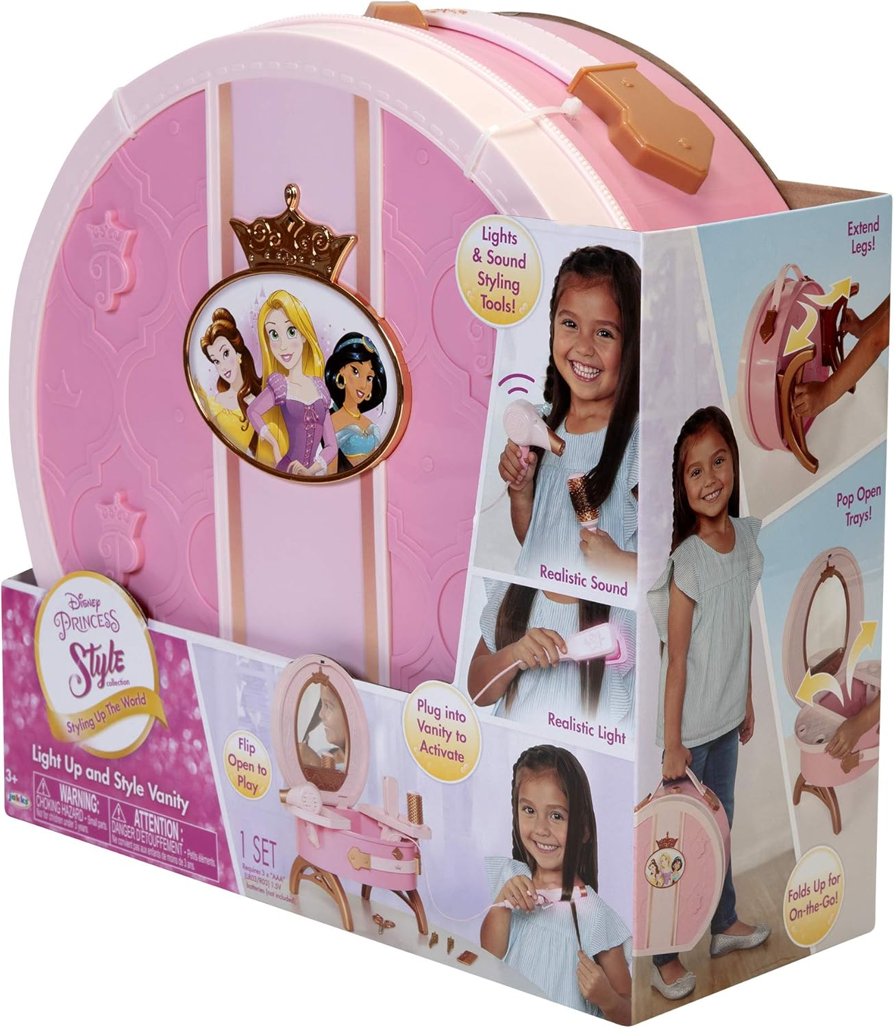 Disney Princess Style Collection – Disney Princess Light Up &amp; Style Schminktisch (Modell 12345) 9