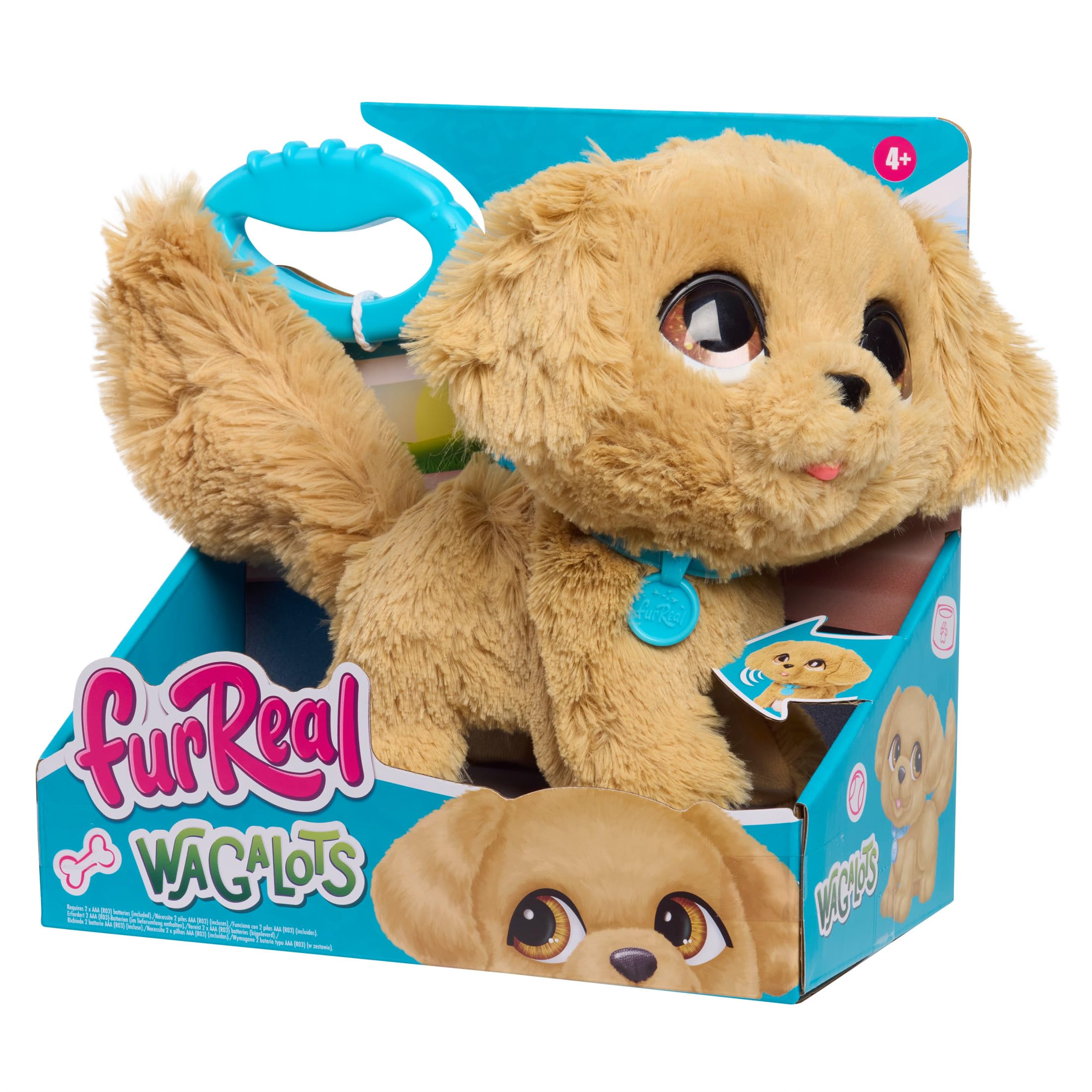 furReal Wag-A-Lots Golden Retriever - Interactive Electronic Pet Toy for Kids Ages 4+