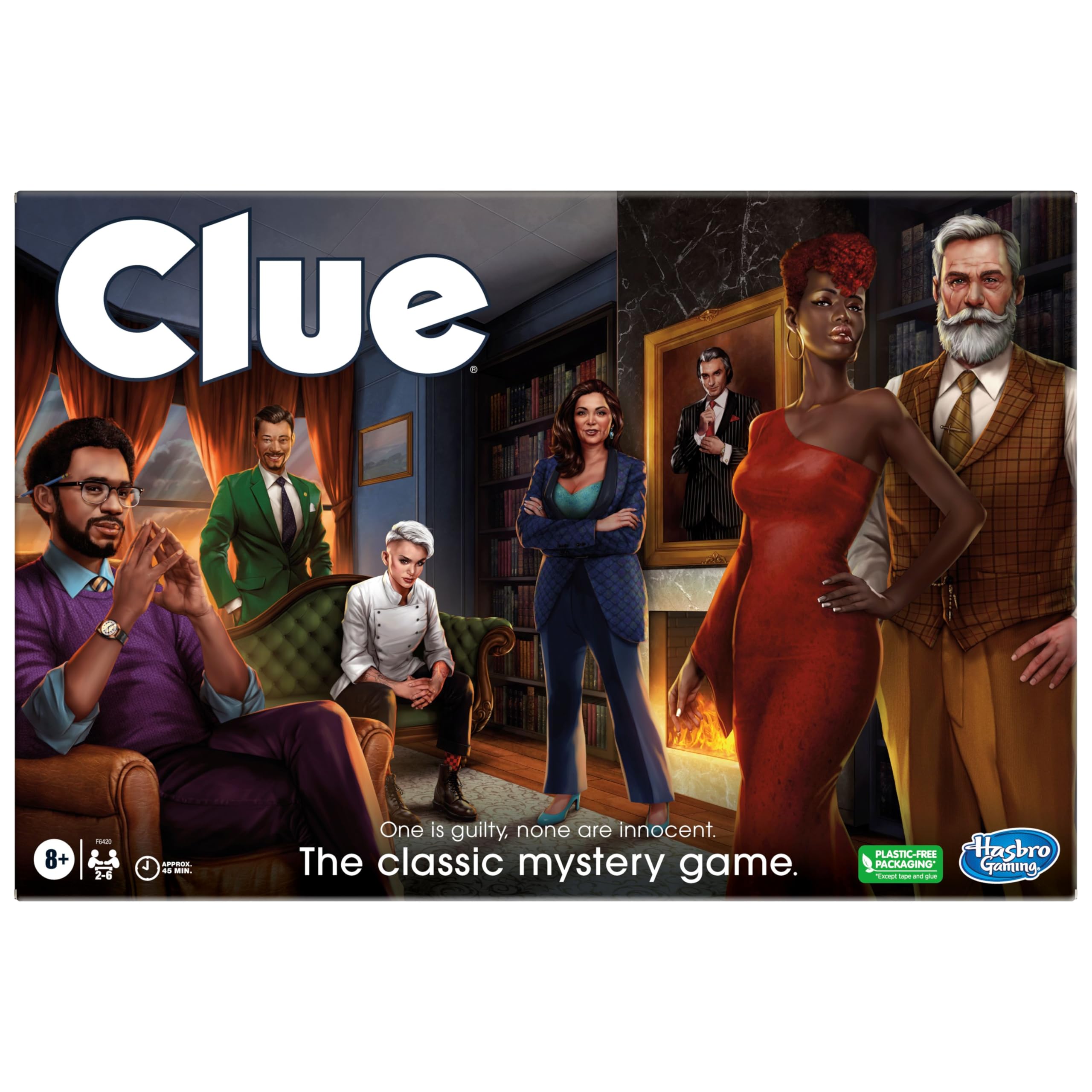 Hasbro Gaming Cluedo Reimagined Edition Detective Board Game for 2-6 Players, Ages 8+
