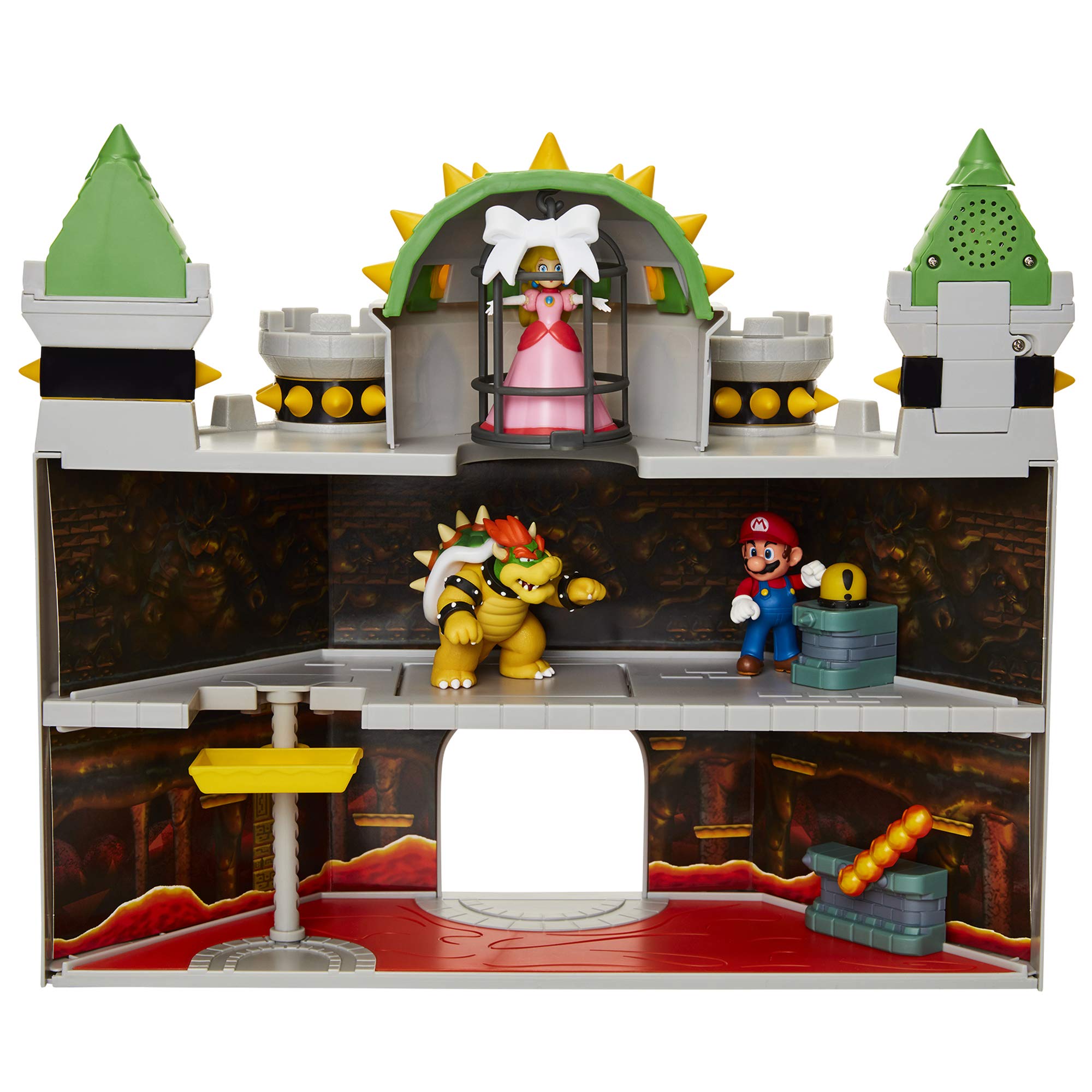 Nintendo Super Mario Deluxe Bowser's Castle Playset with 2.5" Bowser Figure 5