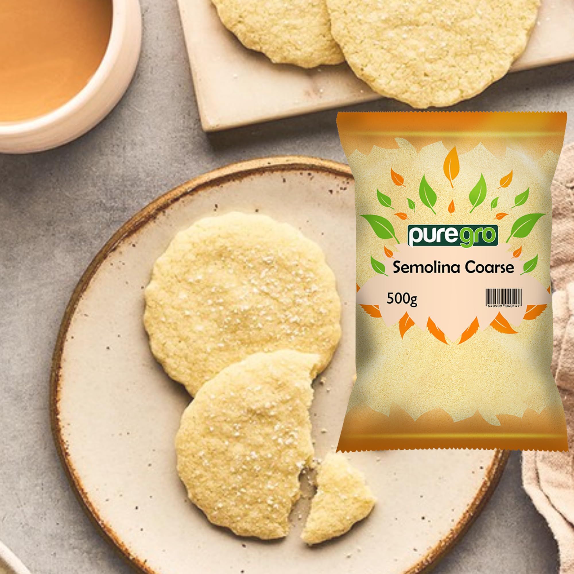 Puregro - Grieß grob 500g | 100% natürlicher Hartweizengrieß 6