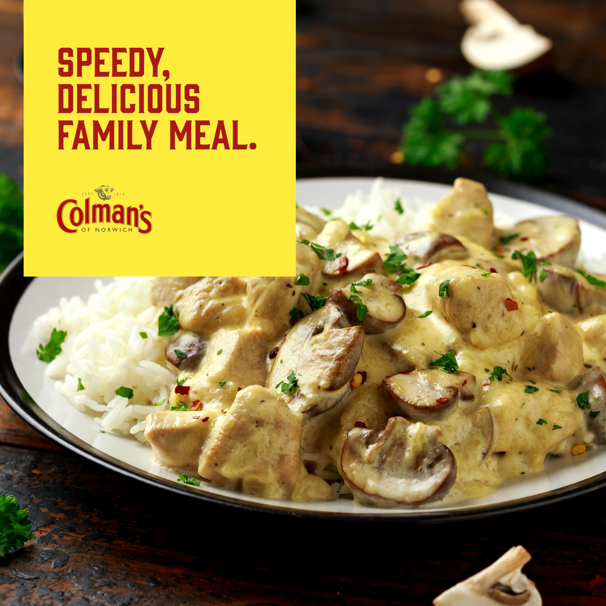 Colman's Parsley Sauce Mix with Herbs and Spices - Quick Vegan Cooking Sauce for Midweek Meals 4