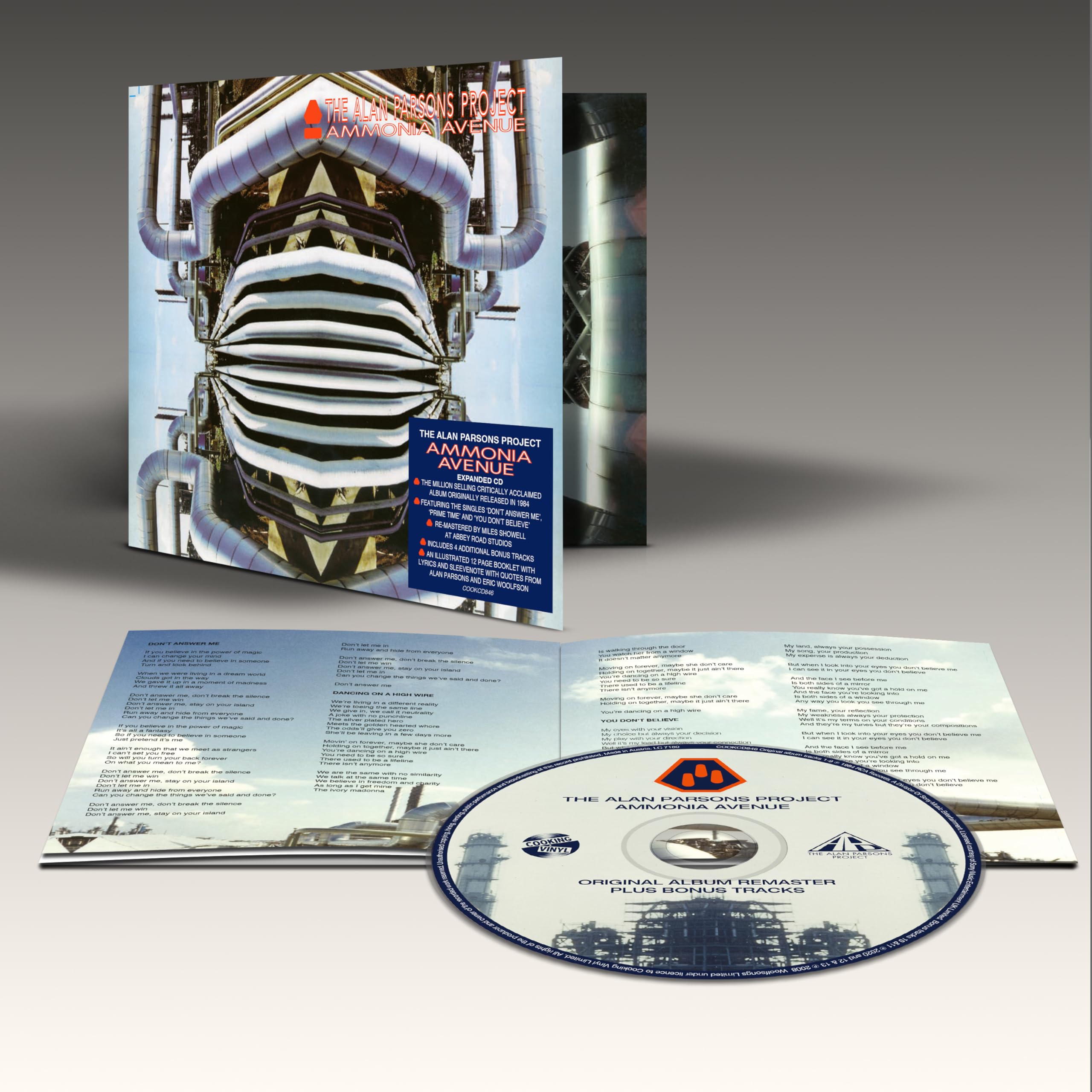 ALAN PARSONS PROJECT - Ammonia Avenue [Abbey Road Remastered Expanded Deluxe Edition CD]