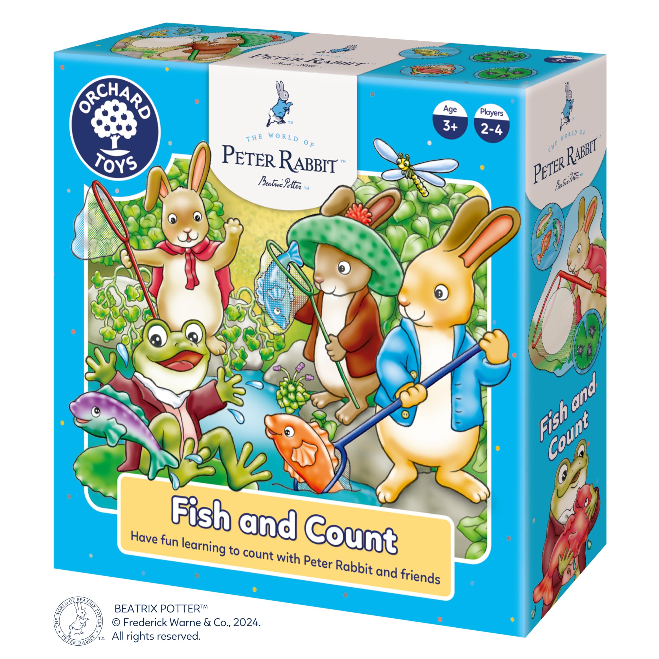 Orchard Toys Peter Rabbit Fish and Count Board Game