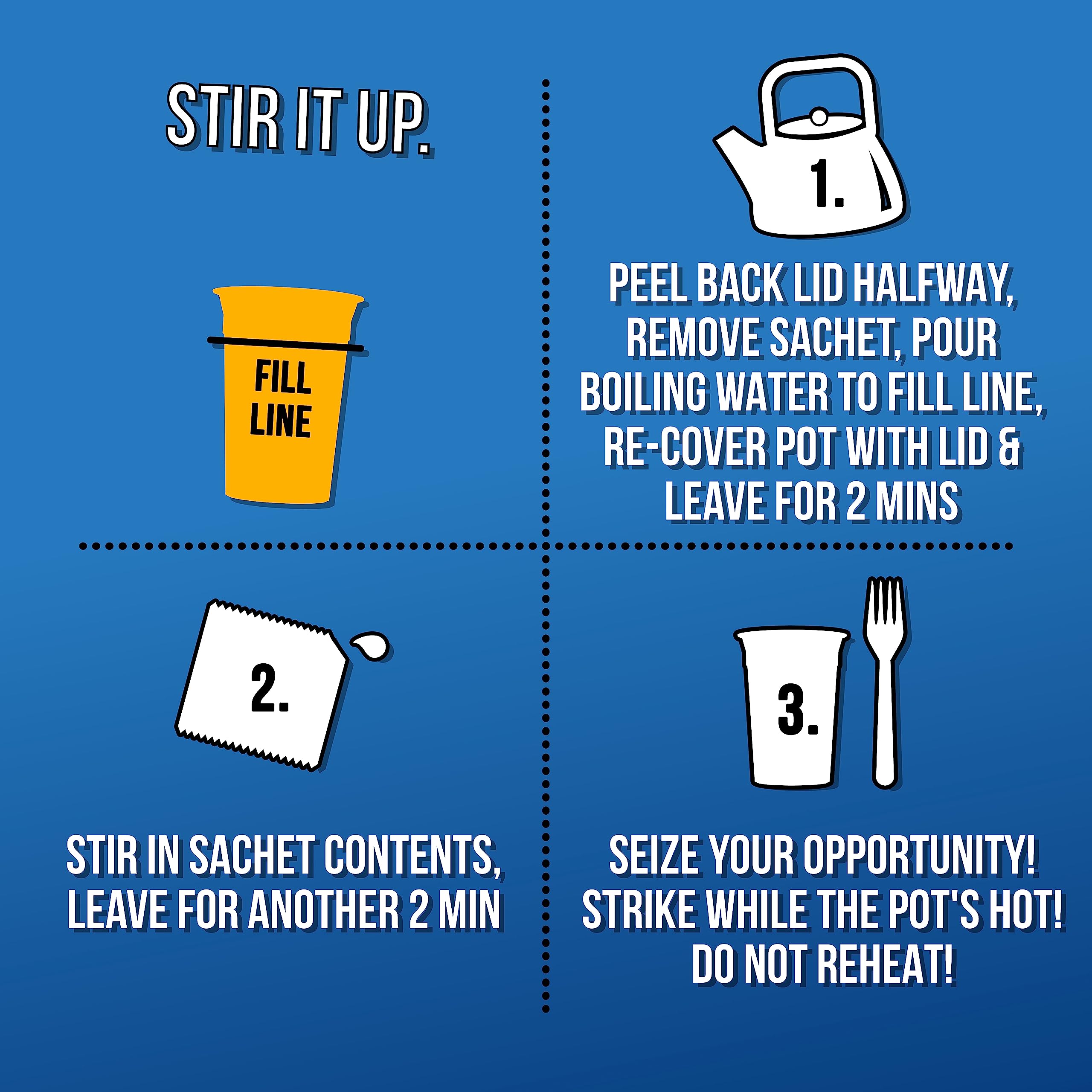 Pot Noodle Chinese Chow Mein Vegetarian Instant Noodles 12 x 90 g 17