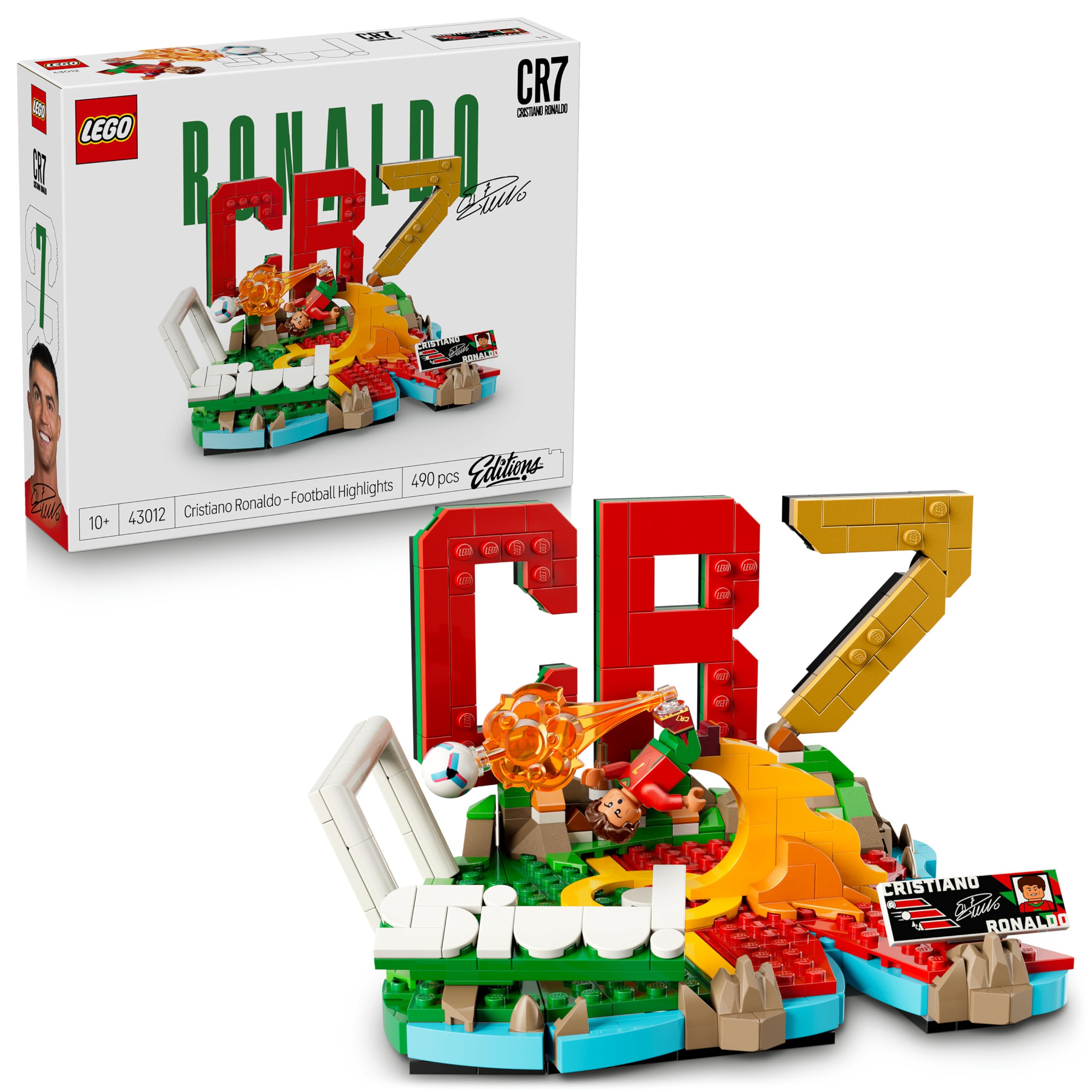 LEGO Editions Cristiano Ronaldo – Football Highlights Building Set | Model 43012 | Ages 10+