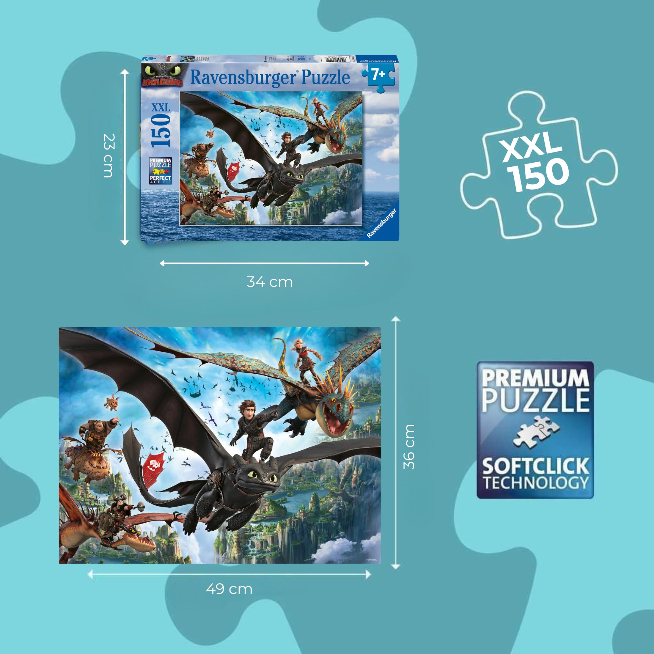 Ravensburger How to Train Your Dragon XXL 150-Piece Jigsaw Puzzle 4