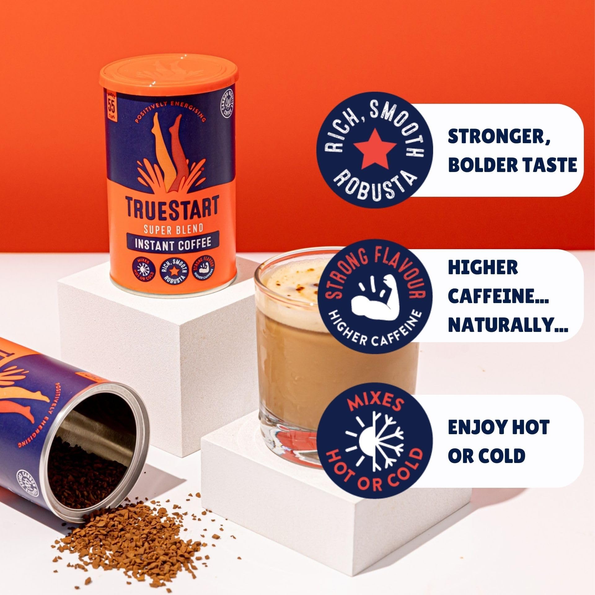 TrueStart Barista Grade Super Blend Strong Instant Coffee – 2 x 100g 8