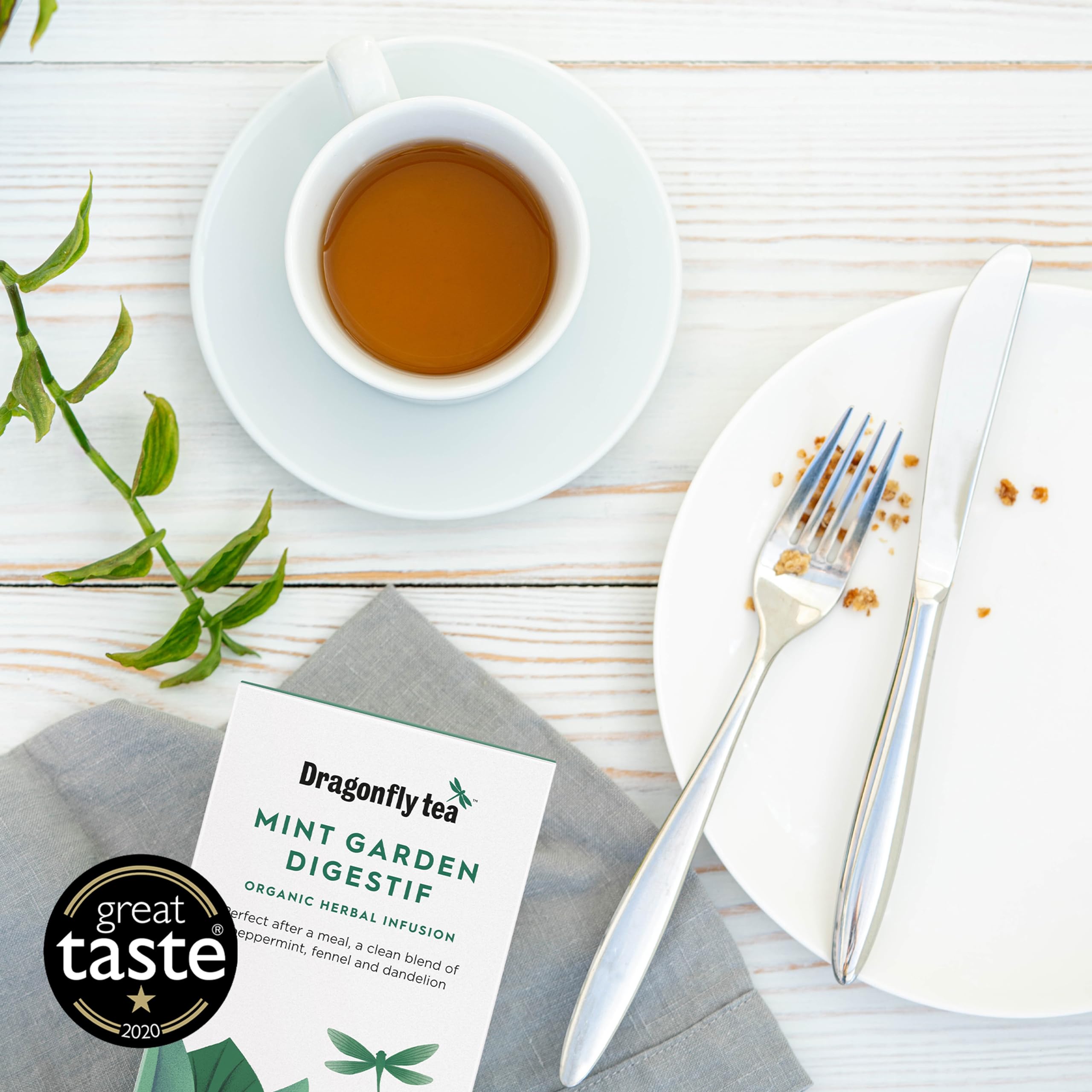 Dragonfly - Mint Garden Digestif Tea Organic | 80 Plastic-Free Tea Bags 3