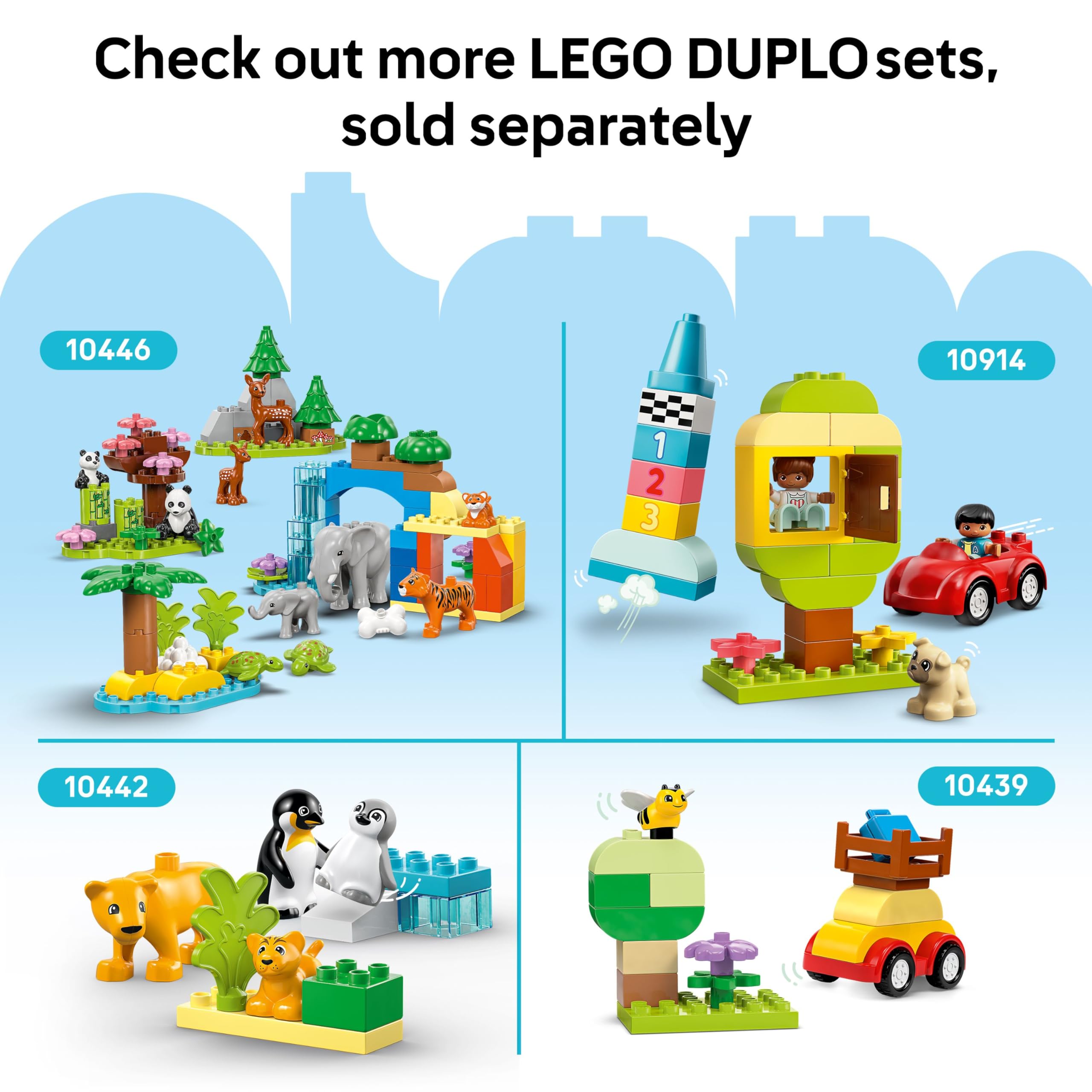 LEGO DUPLO Green Building Plate - 16x16 Stud Base for Toddlers 18 Months+ 10