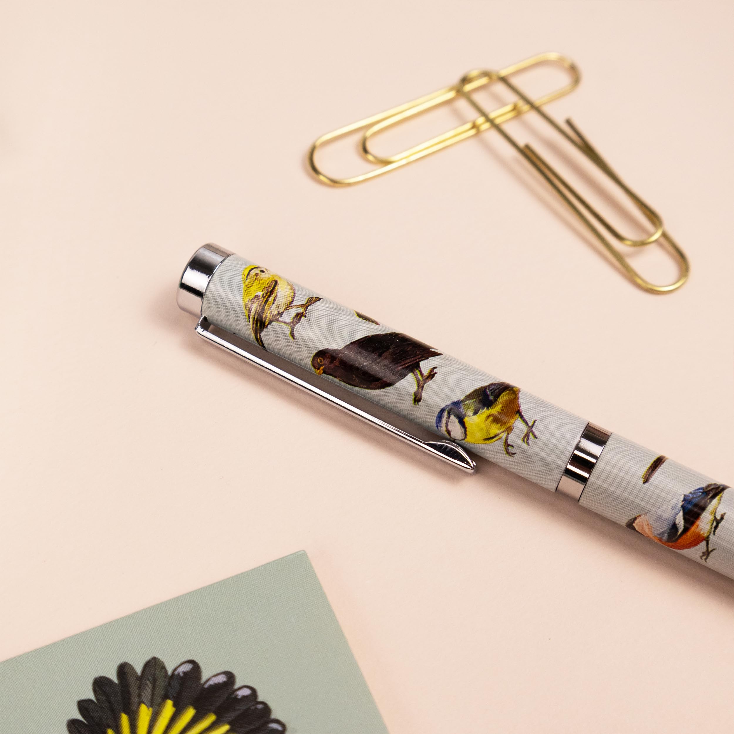 Robert Frederick Birds Design Ballpoint Pen with Twist Nib | Black Ink | Gift Box Included 3