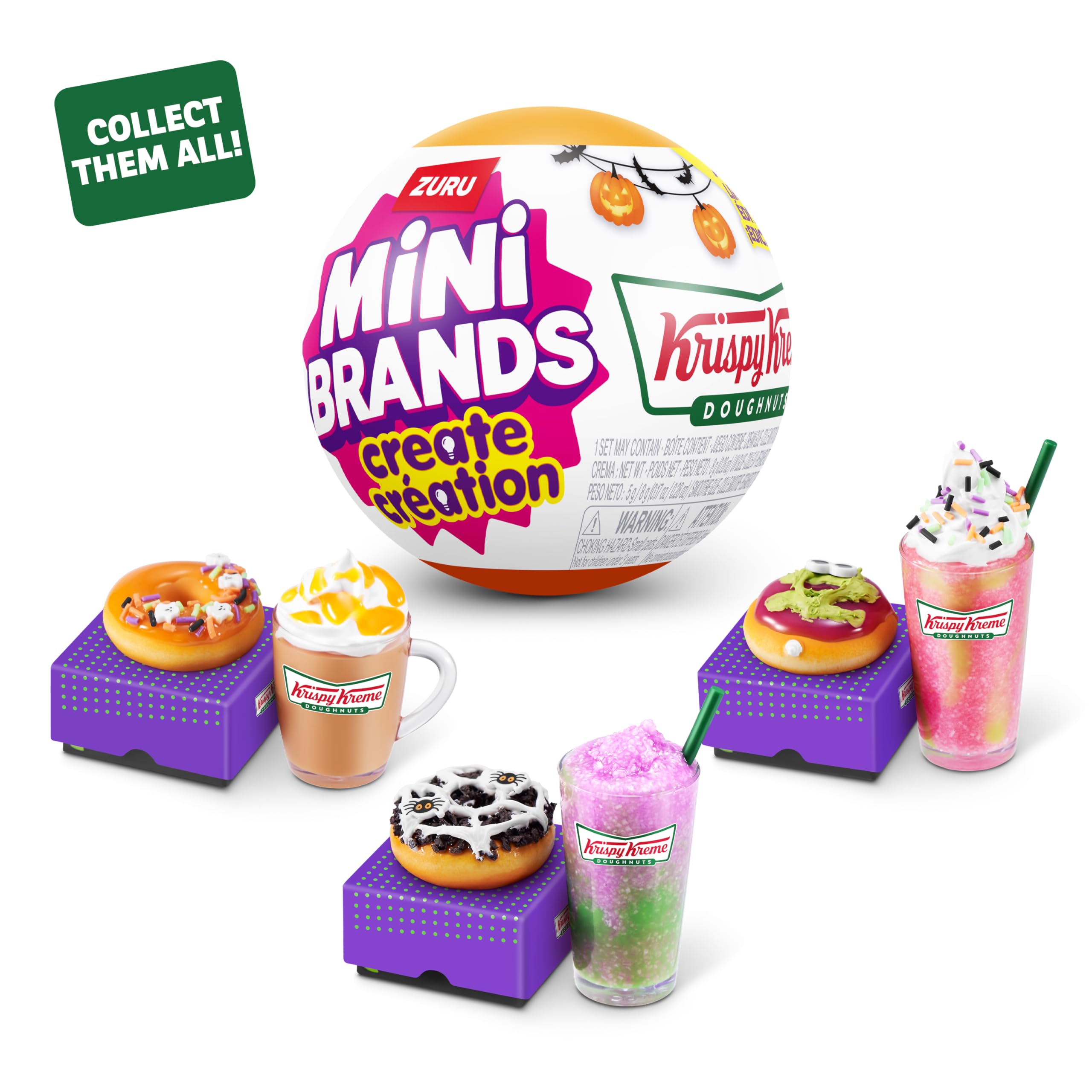 Mini Brands Create Krispy Kreme Halloween Series 1 - Mystery Capsule Toy by ZURU 7