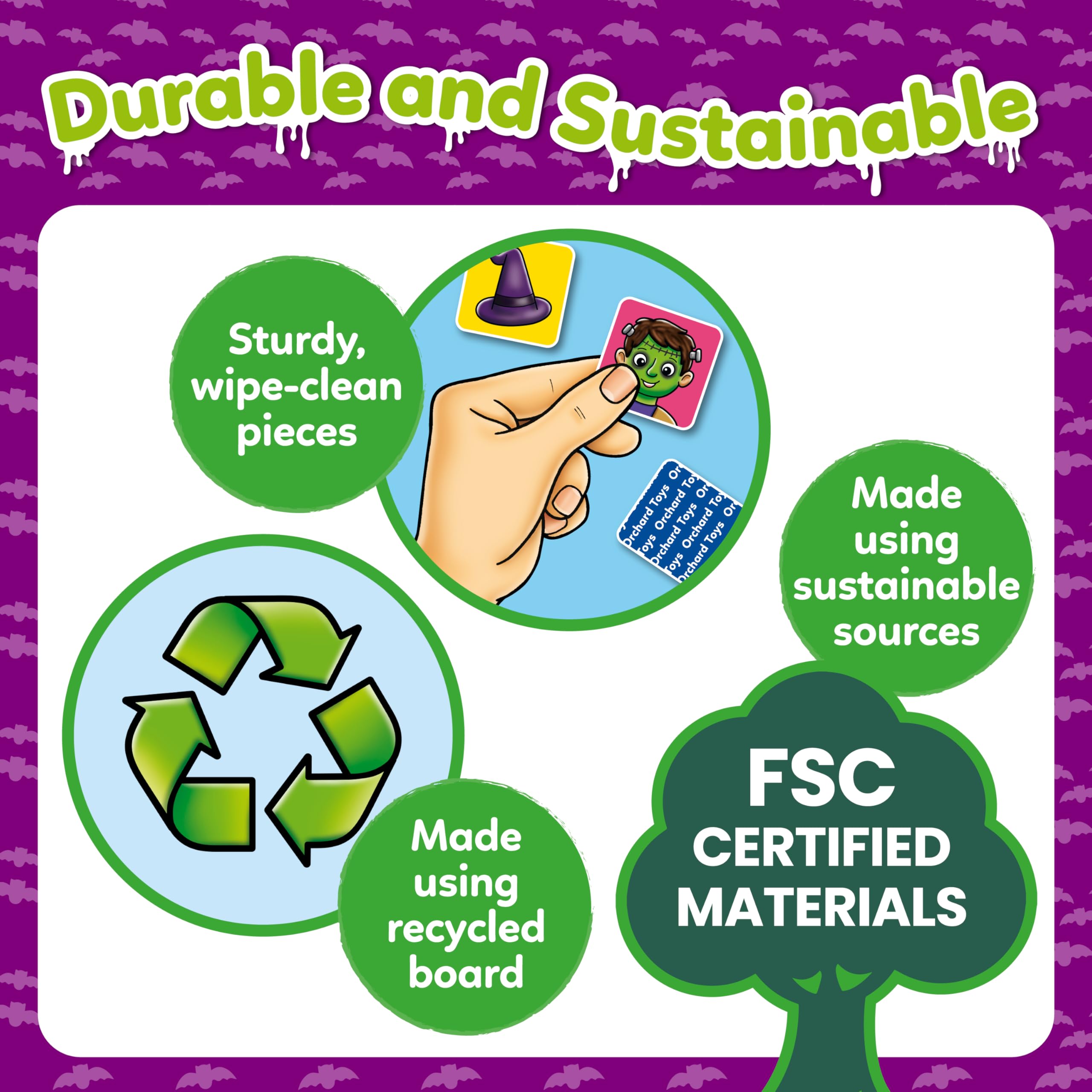 Orchard Toys Halloween Bingo – Kompaktes Reisebrettspiel für Kinder