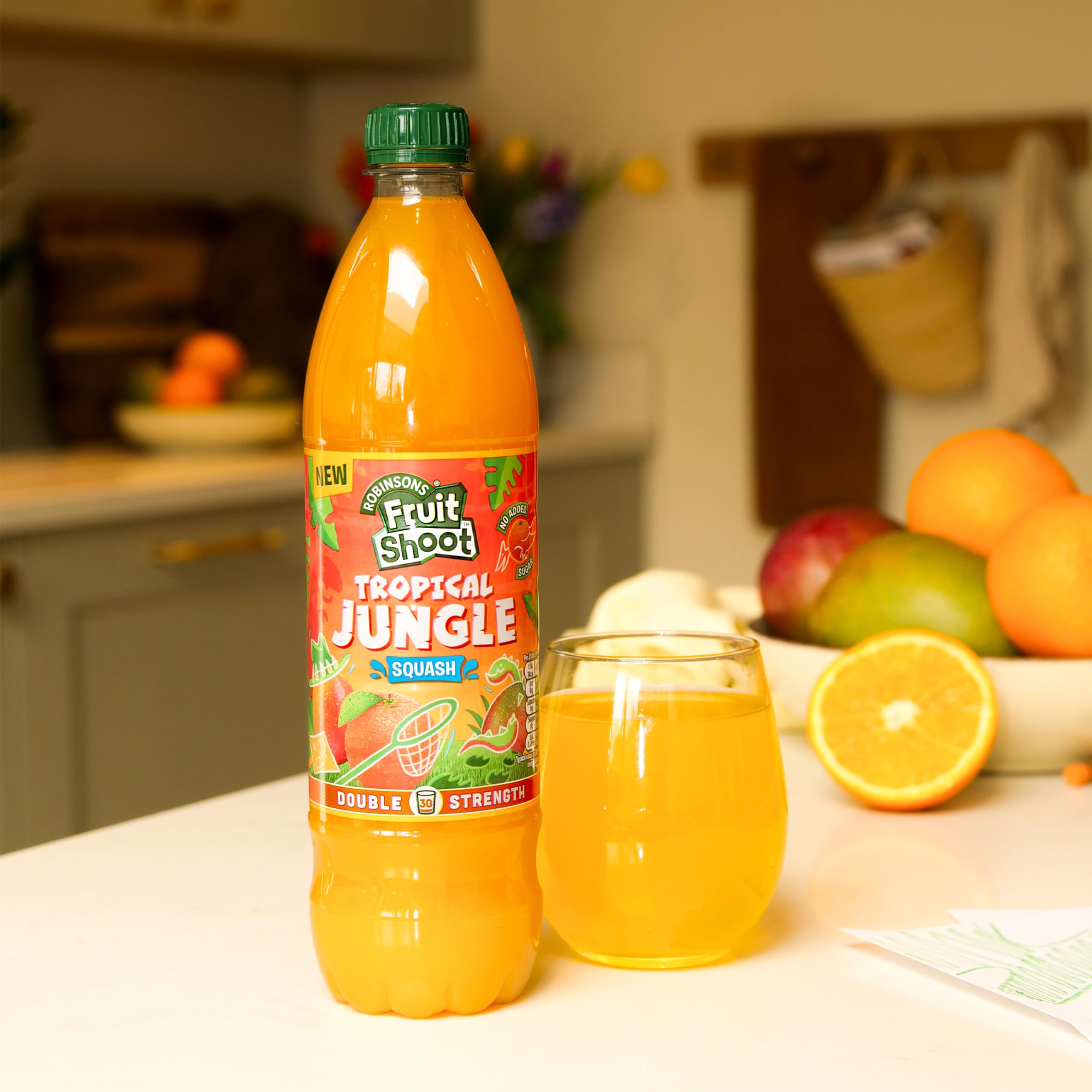 FRUIT SHOOT Tropical Jungle Double Strength Squash - Orange & Mango | 750ml Concentrate 3