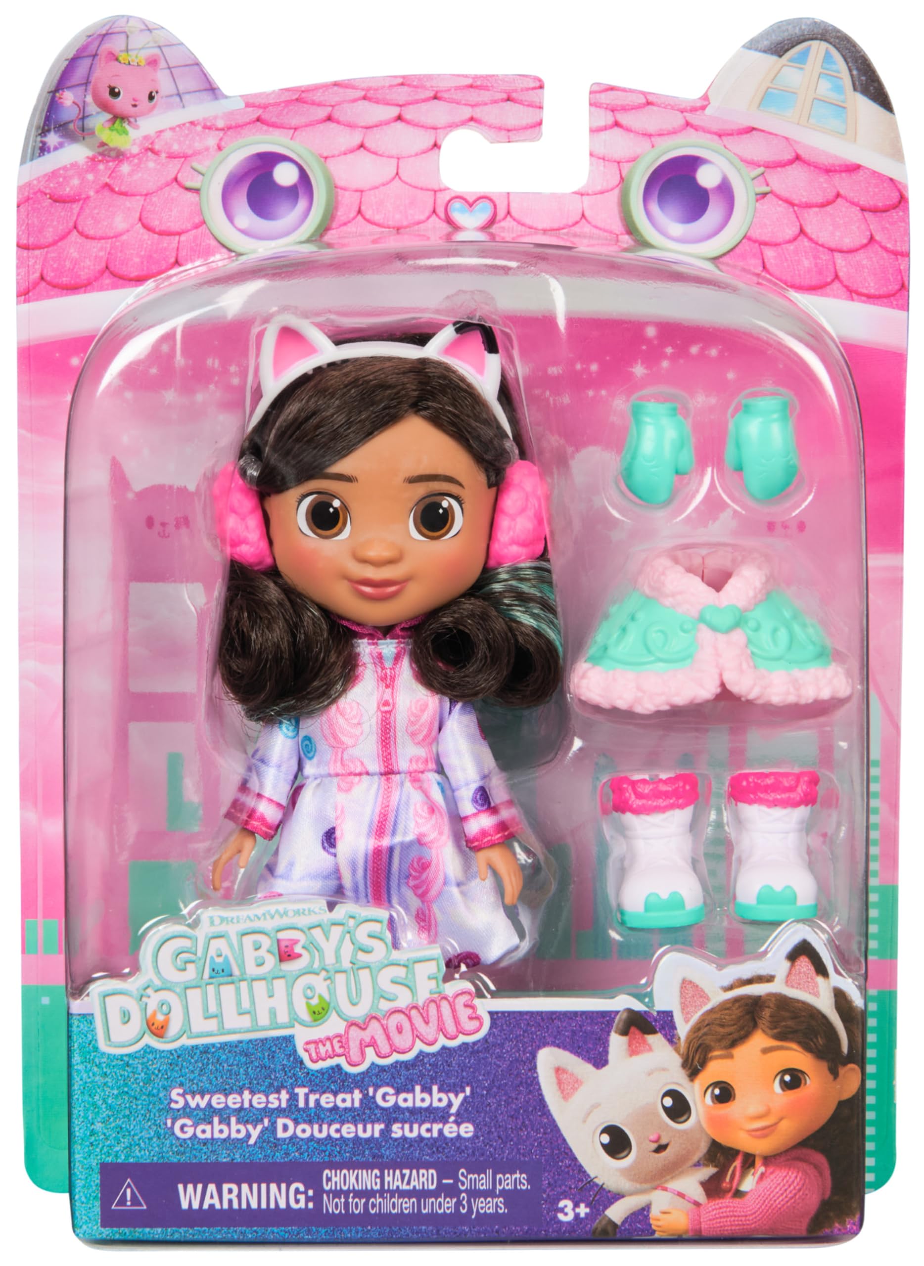 Sweetest Treat Gabby Doll - 15 cm Movie Character with Brushable Hair & Accessories 3