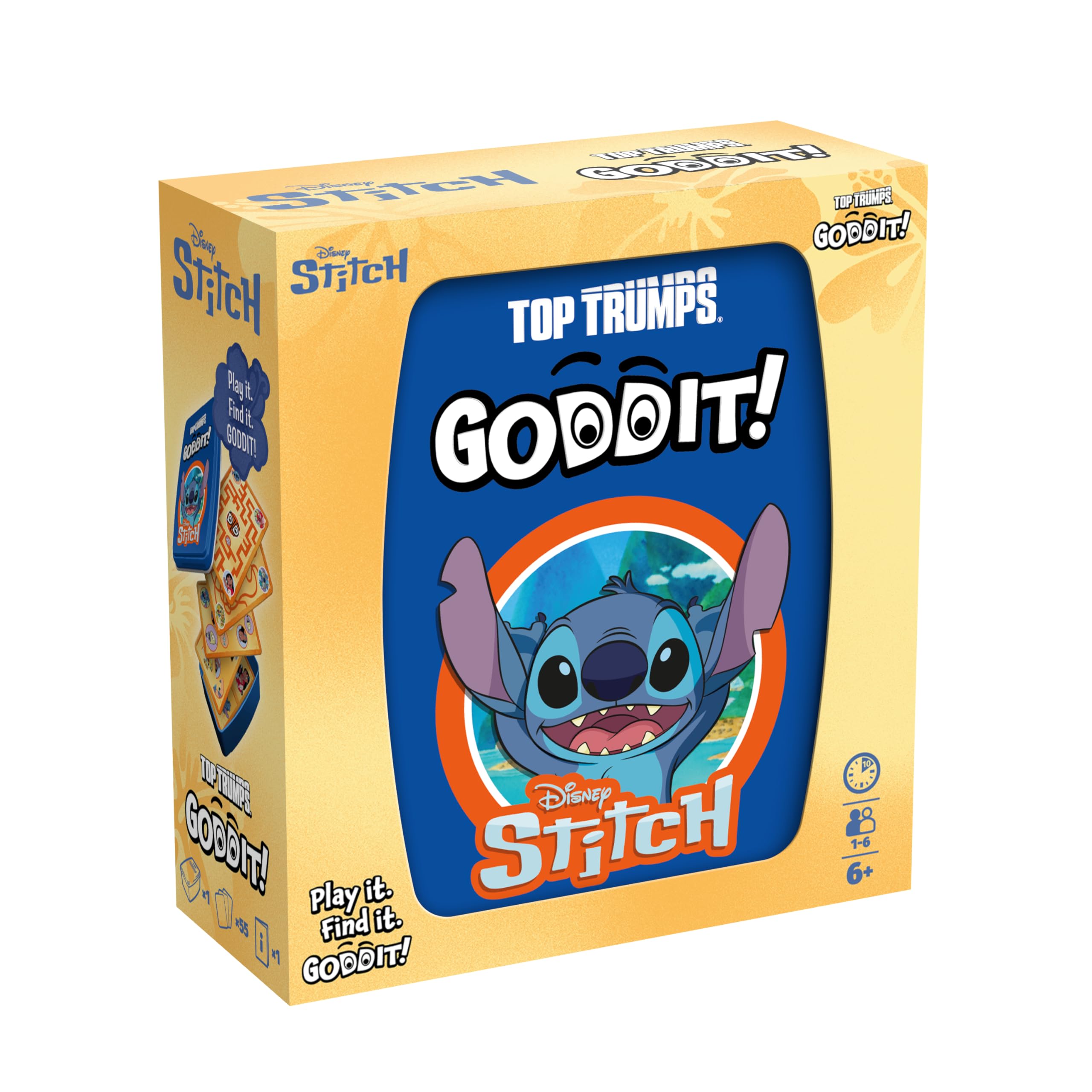 Top Trumps Stitch Goddit! Card Game for Kids and Adults Family Game Travel 16