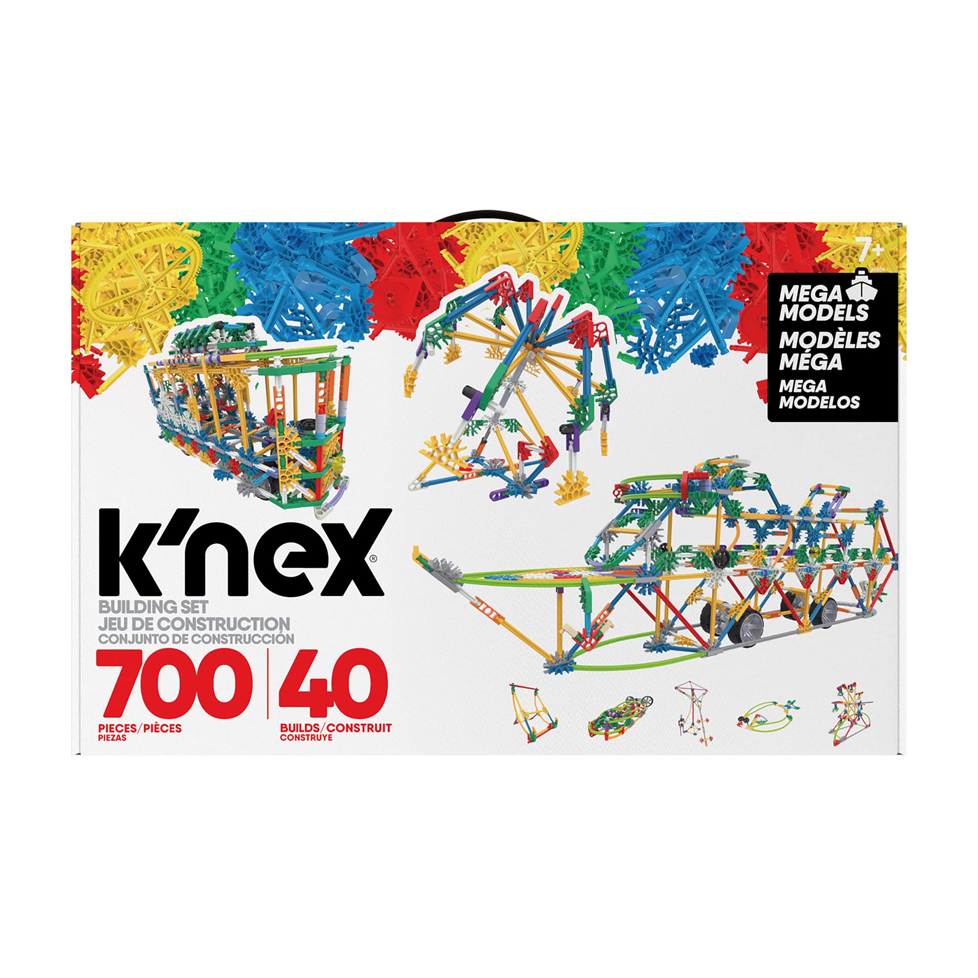 K'NEX Mega Models Building Set - 700-Piece STEM Construction Toy for Kids 7+