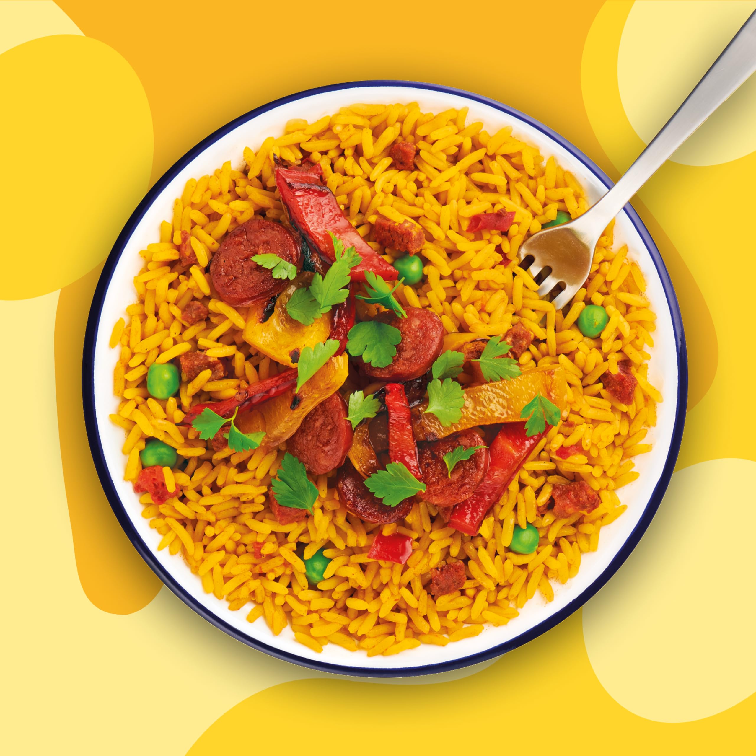 Ben's Original - Favoriten Paella Chorizo ​​und Gemüse Mikrowellen-Reisgericht (6x 250g) 5