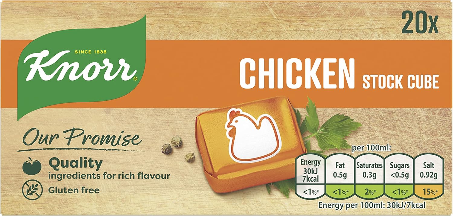 Knorr Chicken Stock Cubes Gluten Free - 20 x 10g