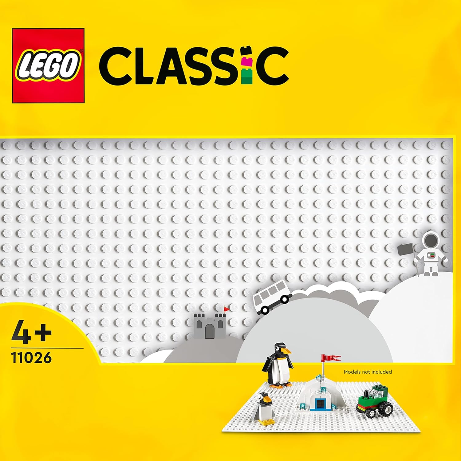 LEGO Classic White Baseplate 32x32 Building Base for Creative Play