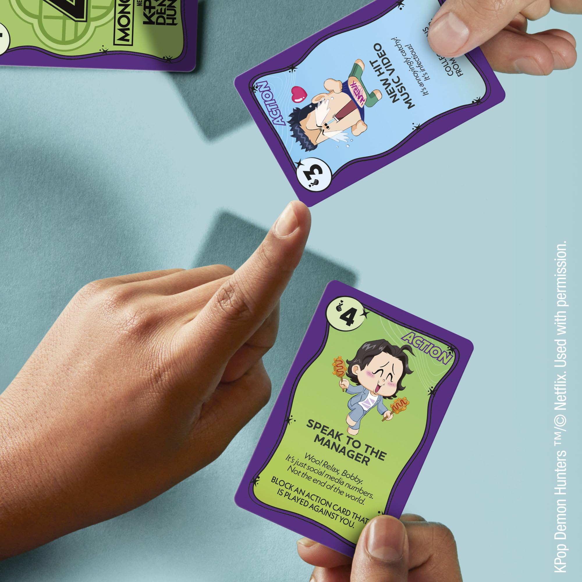 Hasbro Gaming Monopoly Deal: KPop Demon Hunters Card Game 5