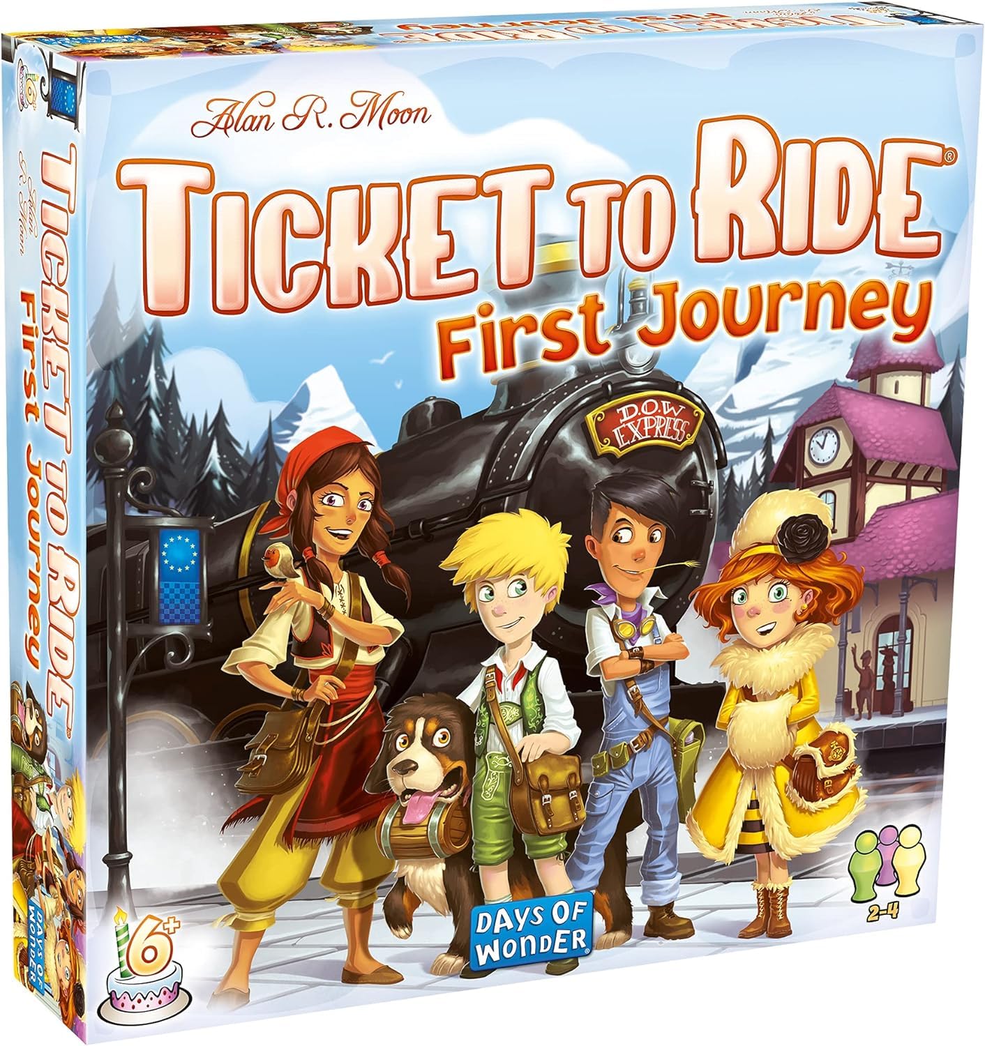 Days of Wonder Ticket to Ride First Journey Europe Board Game