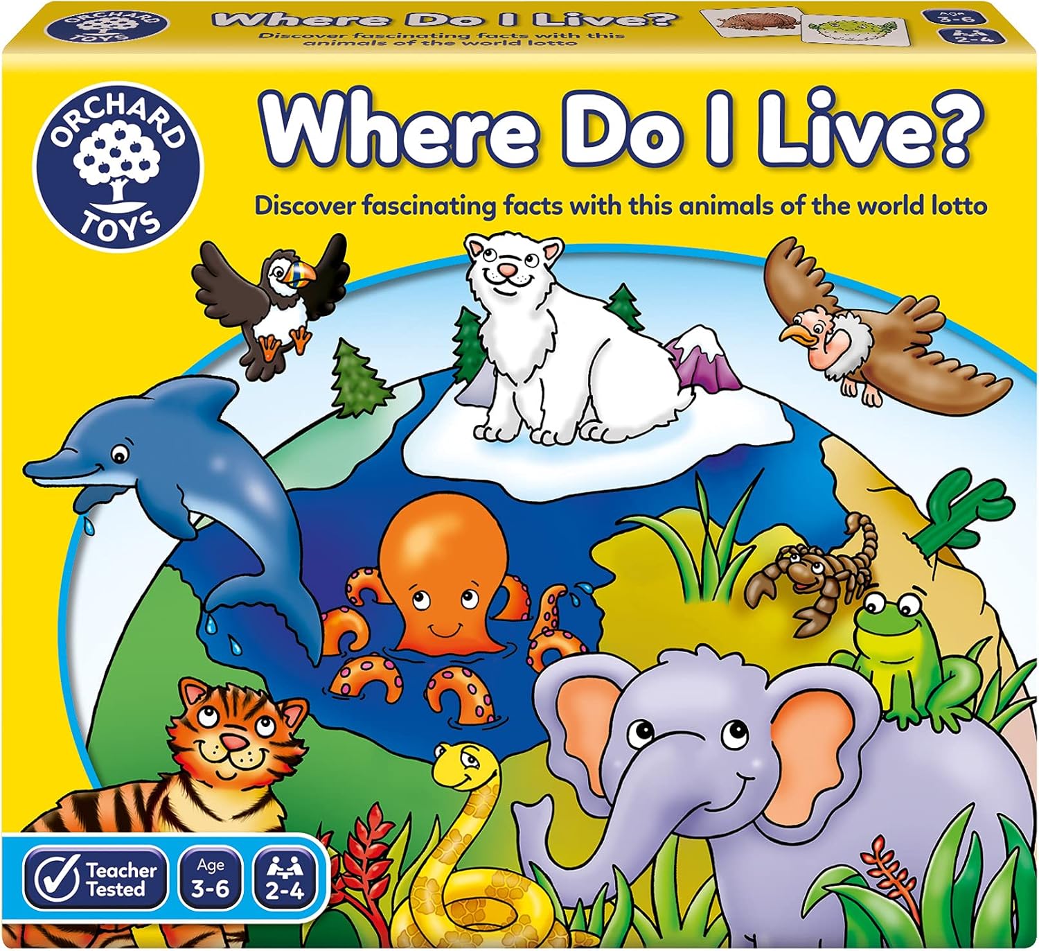 Orchard Toys Where Do I Live? Board Game