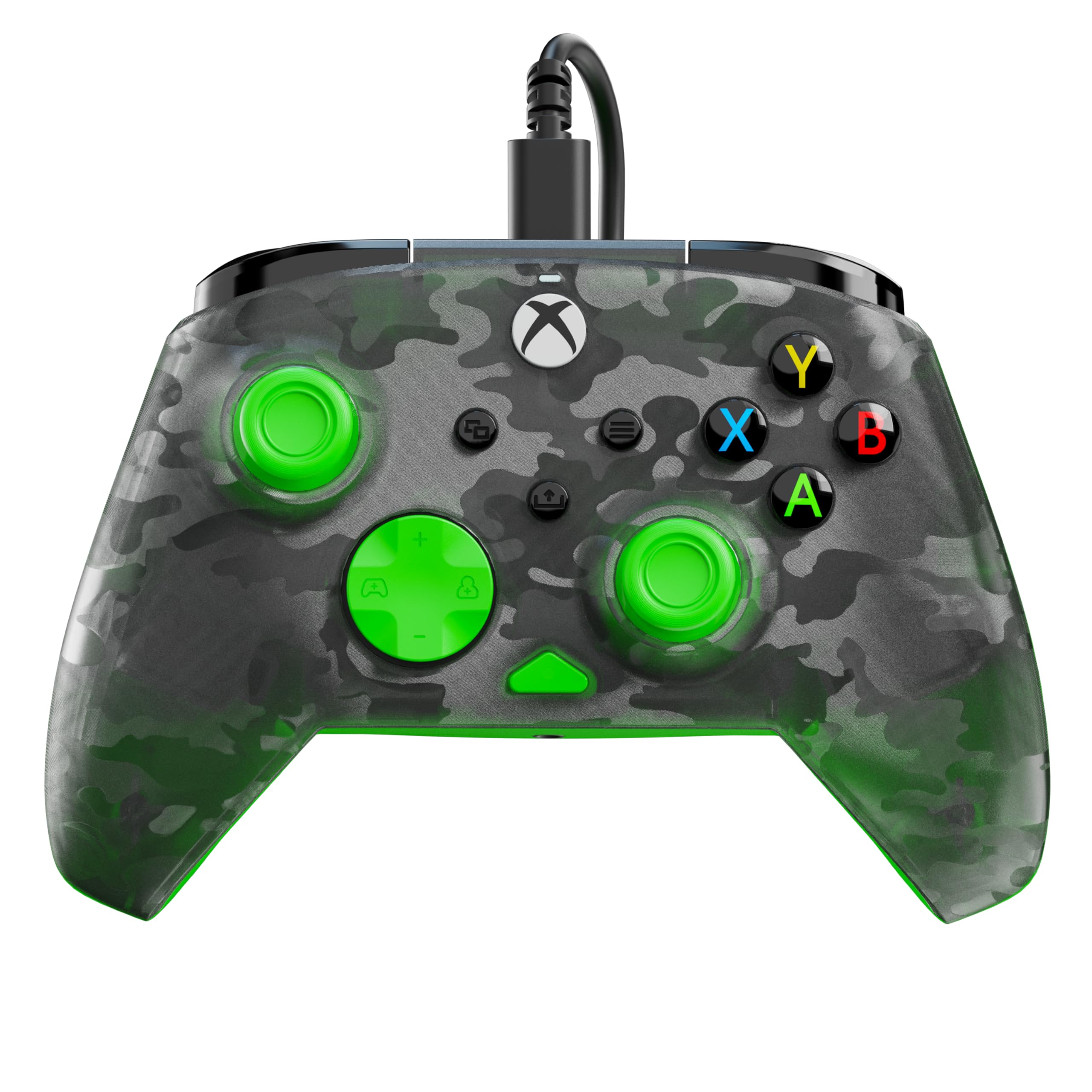 Turtle Beach Rematch Core Green and Ghost Black Camo Wired Gaming Controller with Audio Controls, Rumble Motors and Impulse Triggers – Licensed for Xbox Series X or S, Xbox One and Windows PCs 6