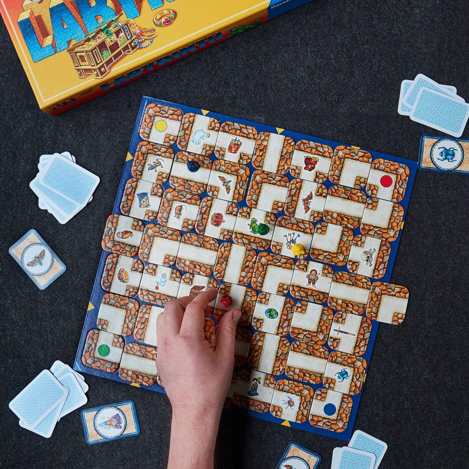 Ravensburger Labyrinth Moving Maze Family Board Game for Kids and Adults 5