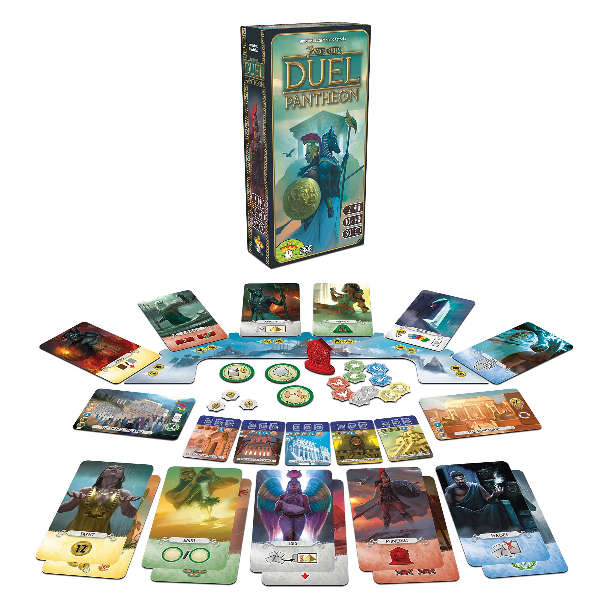 Repos Production 7 Wonders Duel Pantheon Erweiterungsbrettspiel 4
