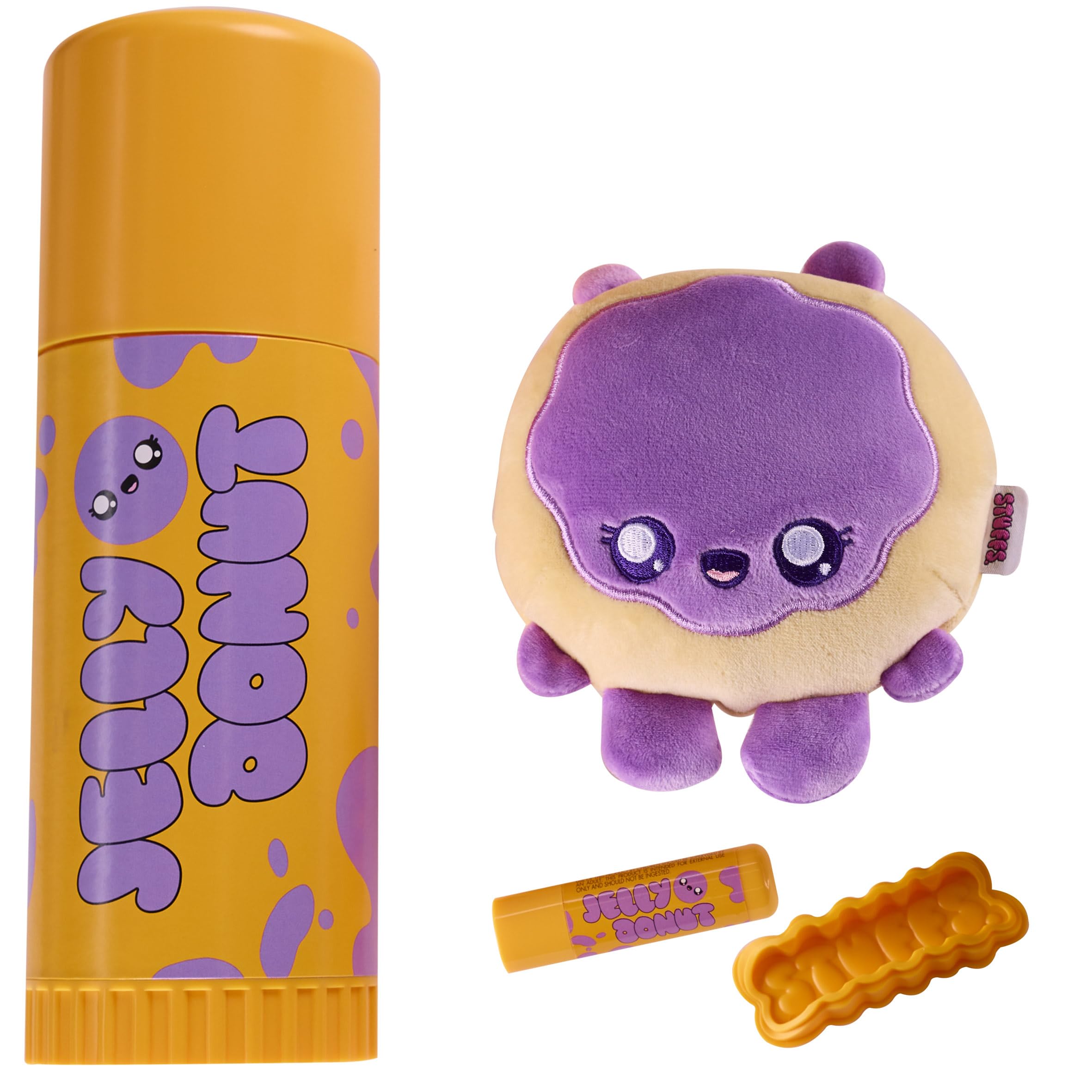 STUFFS Self-Care Stuffie & Lip Balm Set - Collectible Plush Toy with Matching Lip Balm, 5+ Years 5