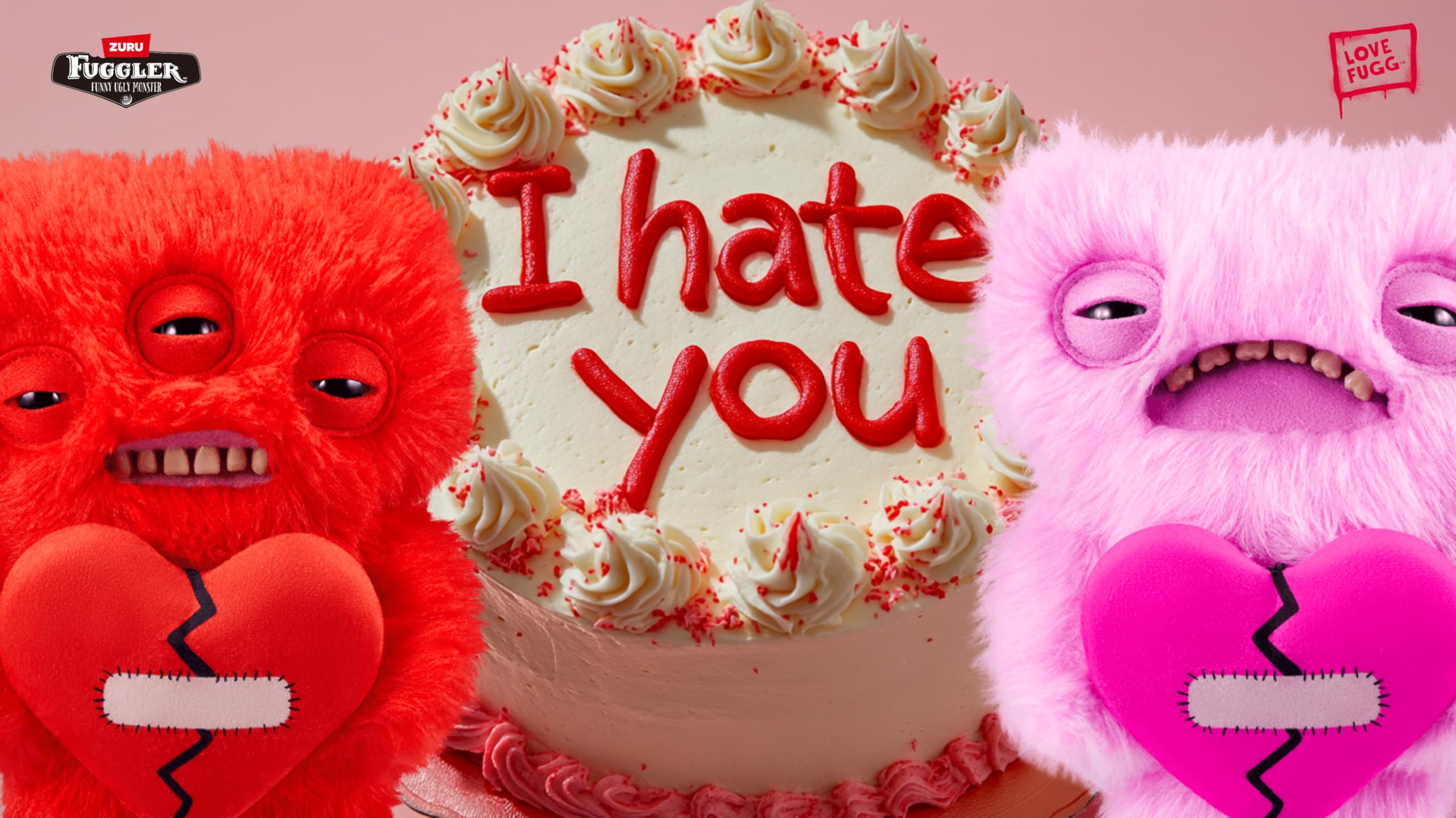 Fuggler Love Fugg by ZURU - Annoyed Alien Red Plush Collectible Toy 5