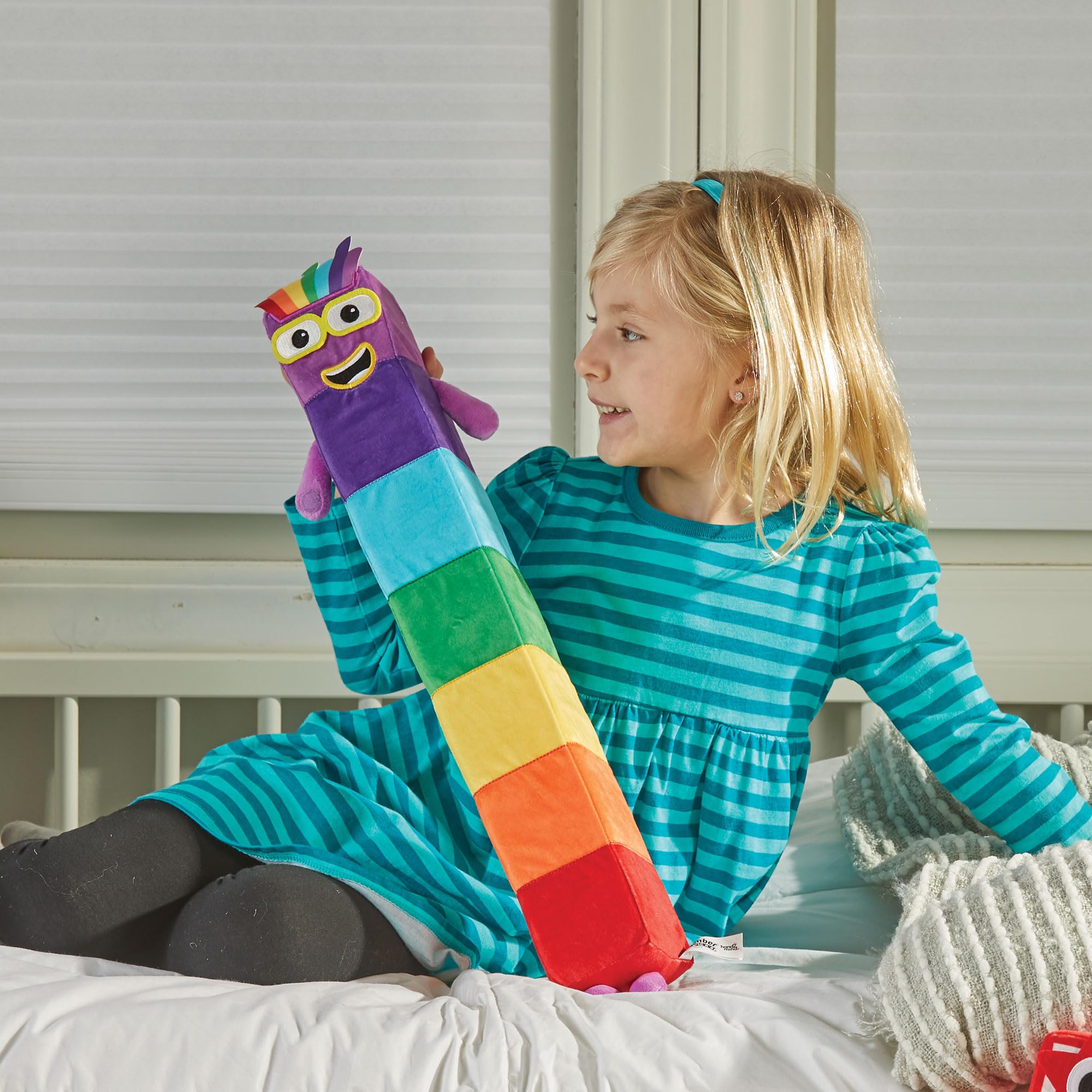 Learning Resources Numberblock Seven Playful Pal Plush - Educational Toy for Toddlers 18 Months+ 5