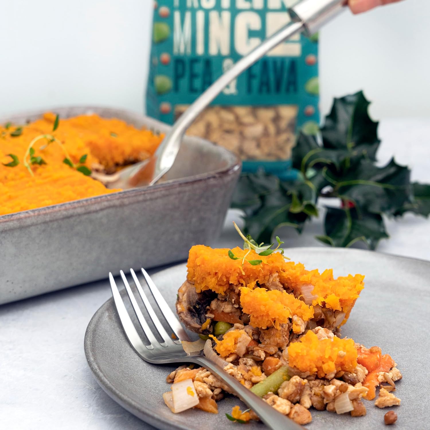 Profusion Bio-veganes Erbsen- und Fava-Proteinhackfleisch, 125 g 3