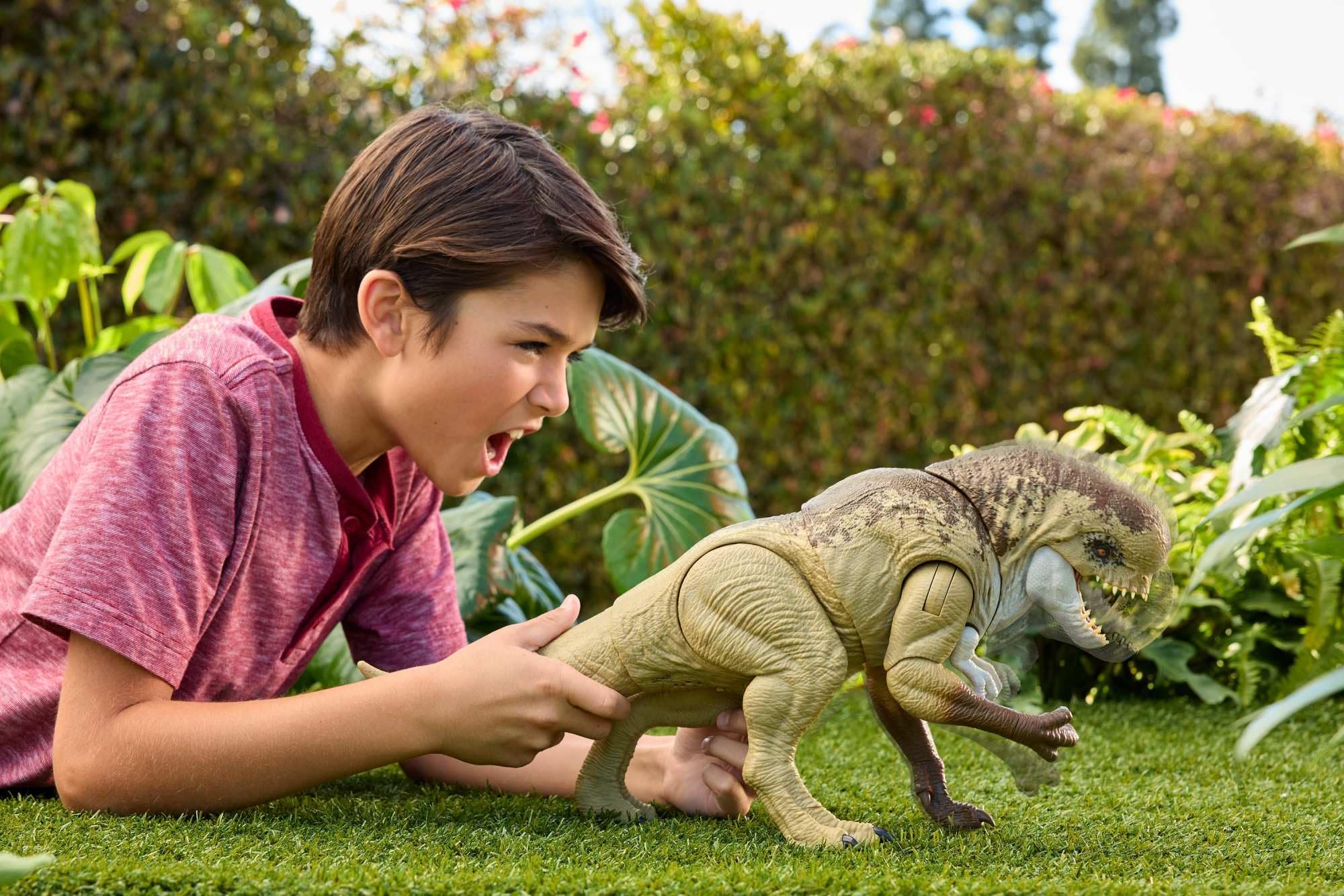 Mattel Jurassic World Rebirth Distortus Rex Rumble 'N Rampage Action Figure - Movie-Author Dinosaur with Sound & Motion 6