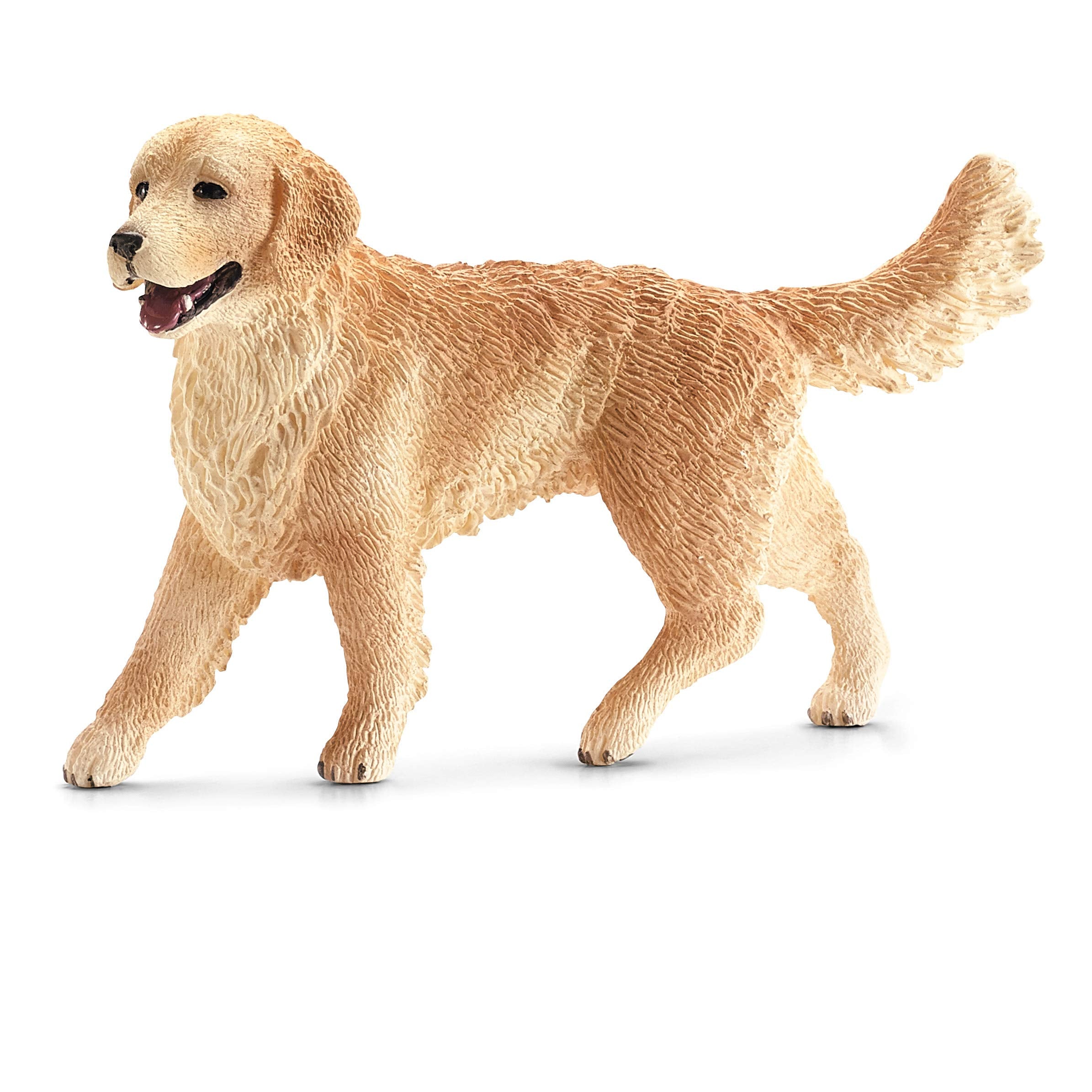 Schleich 16395 Farm World Golden Retriever Female Figurine - Realistic Animal Toy for Ages 3+